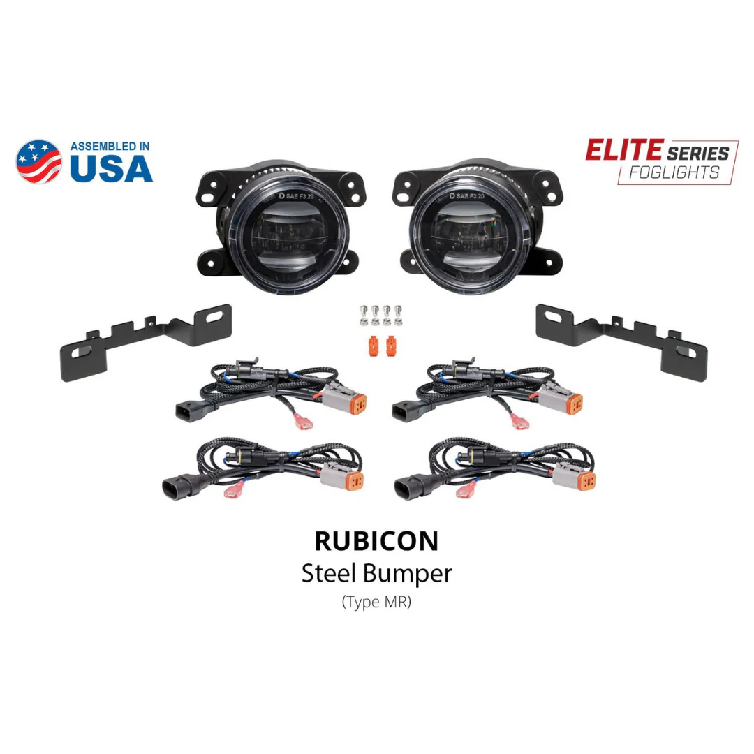 Diode Dynamics Elite Series Fog Light Kit for Jeep Gladiator JT (2020-2025) - Image 8