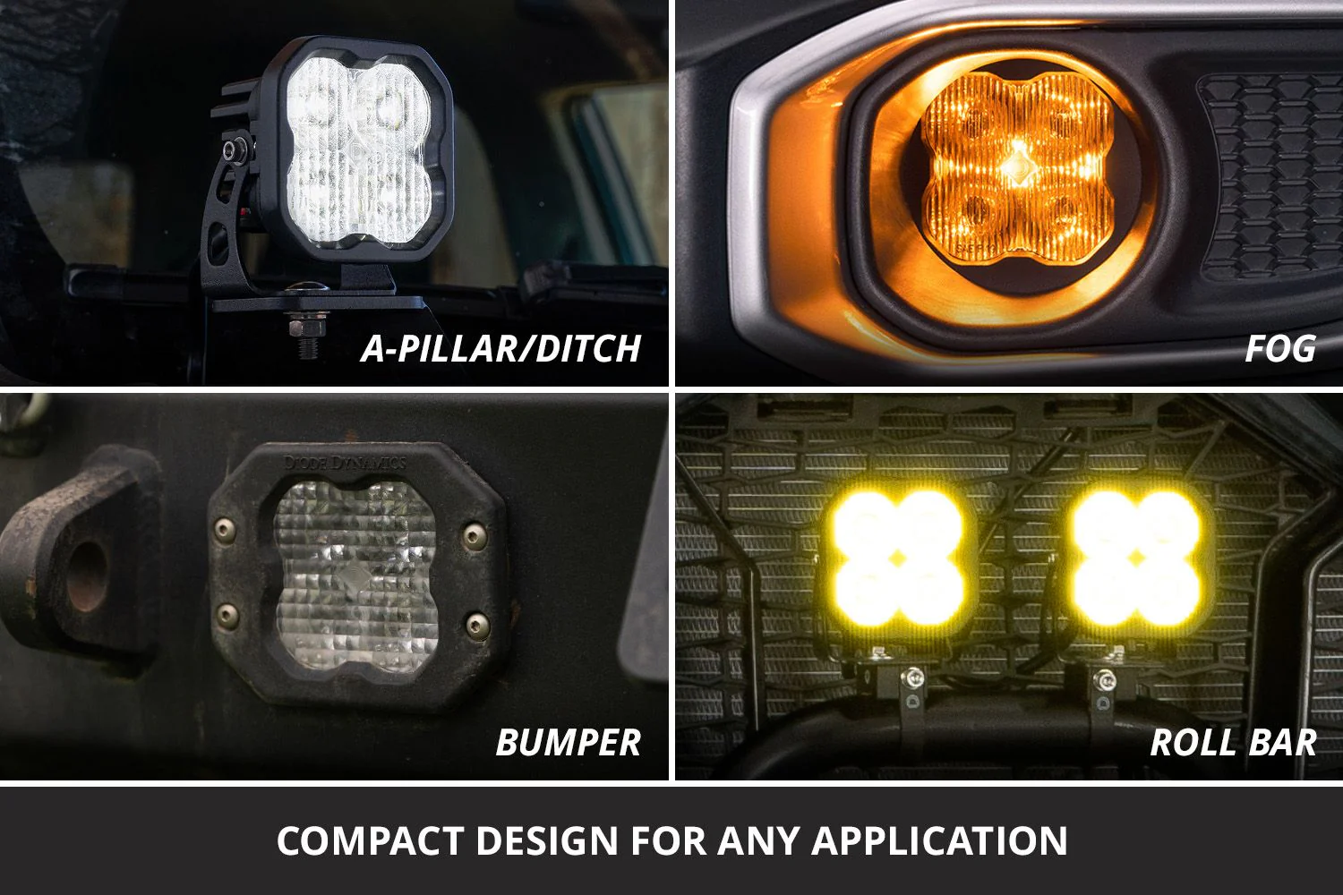 Diode Dynamics SS3 Yellow Sport LED Pods (Pair) - Image 10