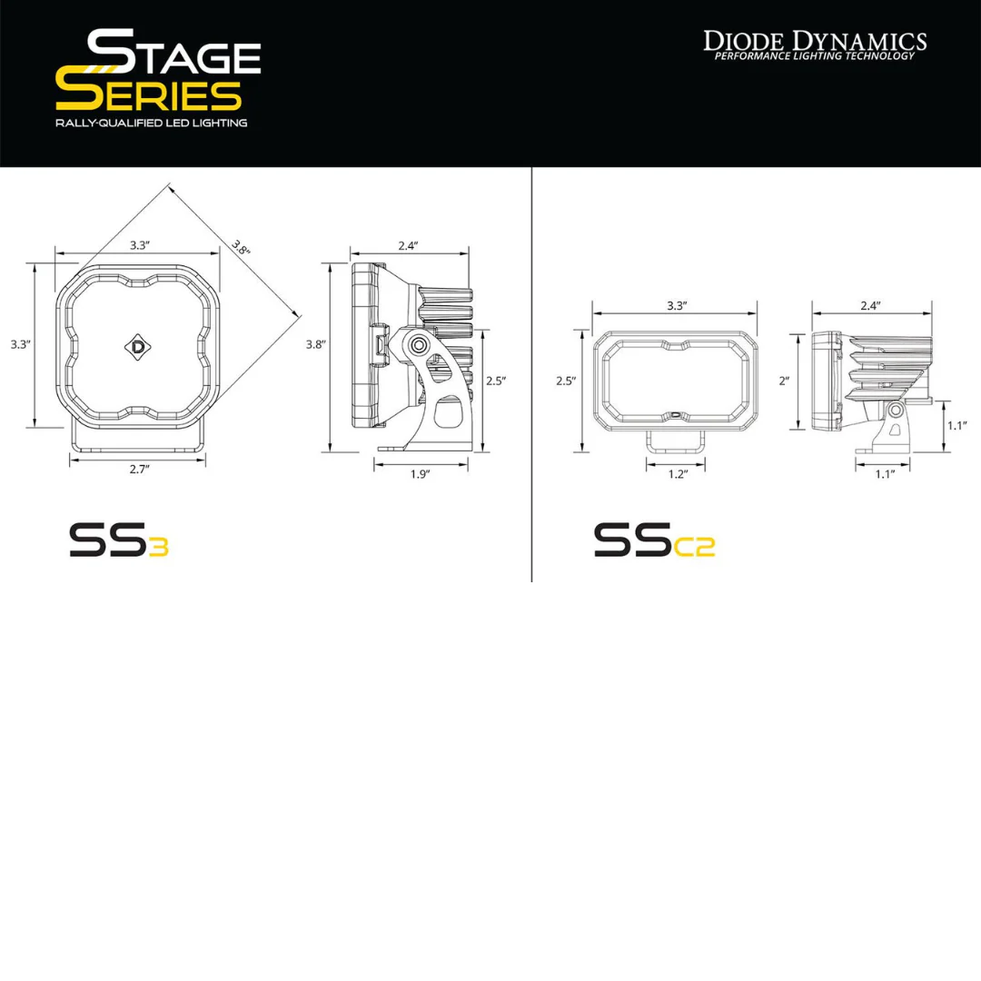 Diode Dynamics Stage Series Backlit Ditch Light Kit for 4Runner (2010-2024) - Image 13