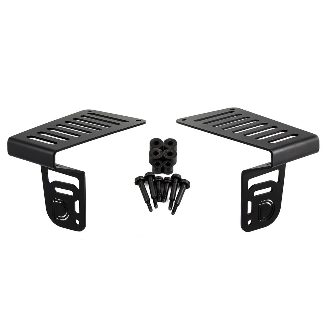 Diode Dynamics Wrangler Cowl Mount LED Brackets for Jeep JL Wrangler (2018-2025) - Image 6