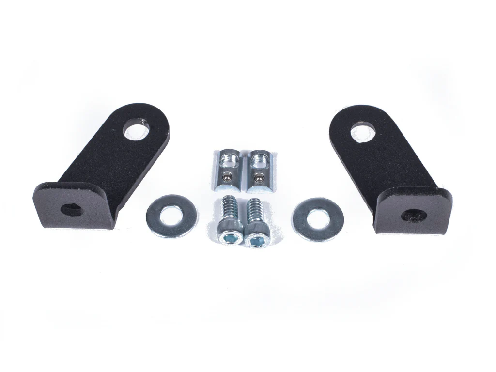 Cali Raised Dual Function Amber/White LED Light Bar Mounting Bracket Kit for Prinsu Roof Rack - Image 3