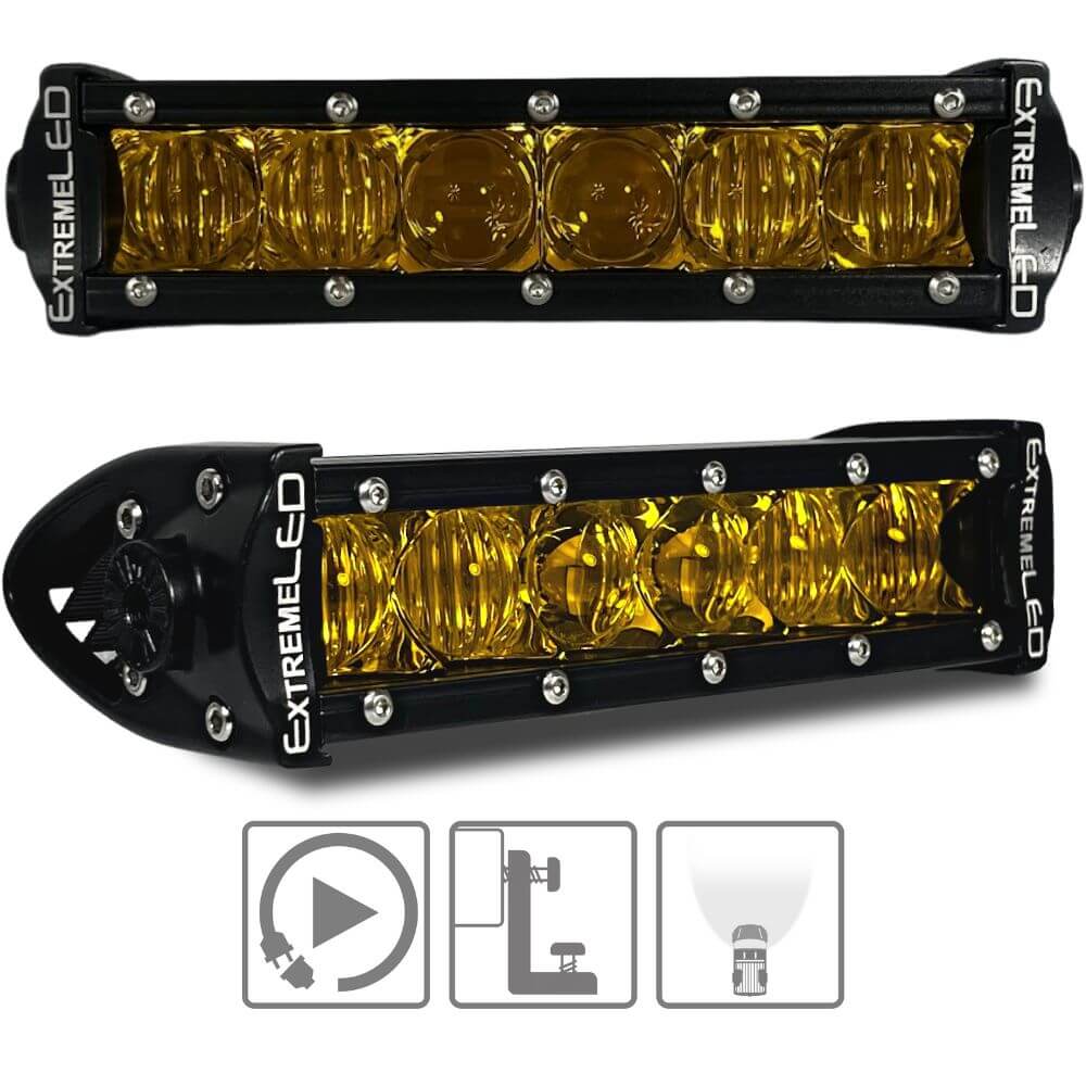 Extreme LED Single Row Amber LED Light Bar - Image 16