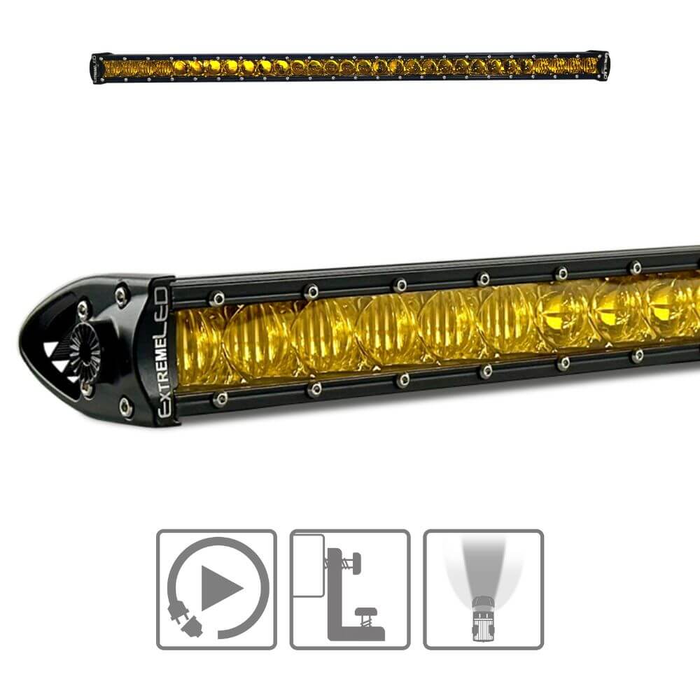 Extreme LED Single Row Amber LED Light Bar - Image 20