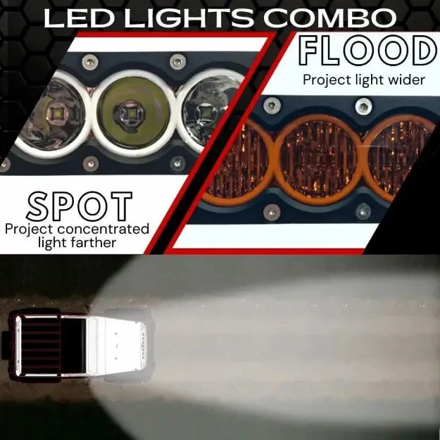 Extreme LED X6 Series Amber and White LED Light Bars (All Sizes) - Image 3
