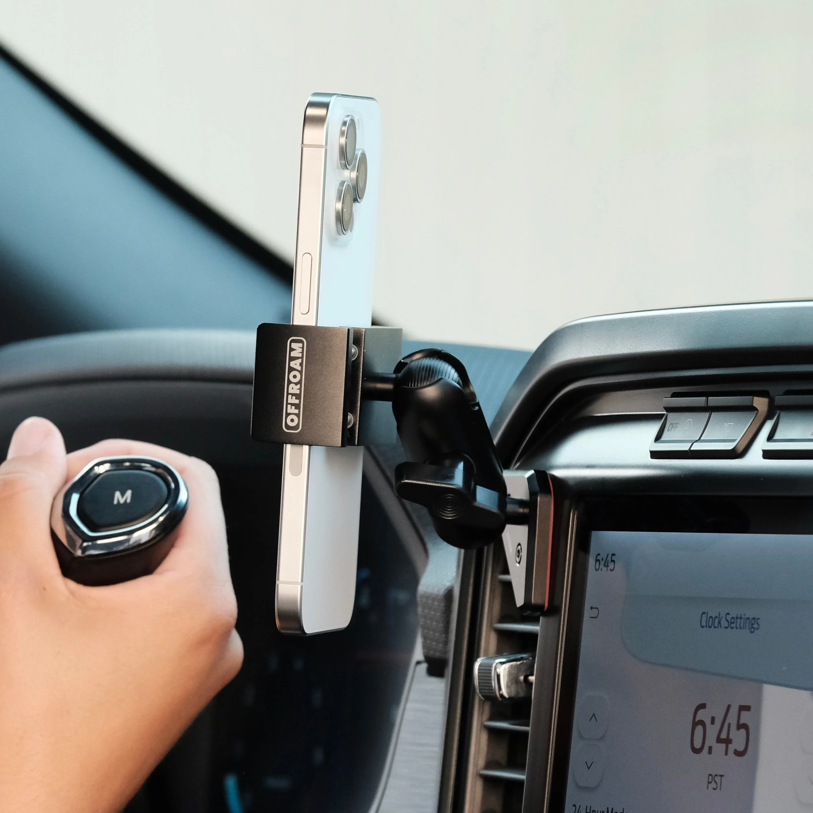 Offroam Phone Mount for Ford F-150 (2021-2026), Super Duty (2023-2026), F-150 Lightning XL & PRO (2022-2026) - Image 4