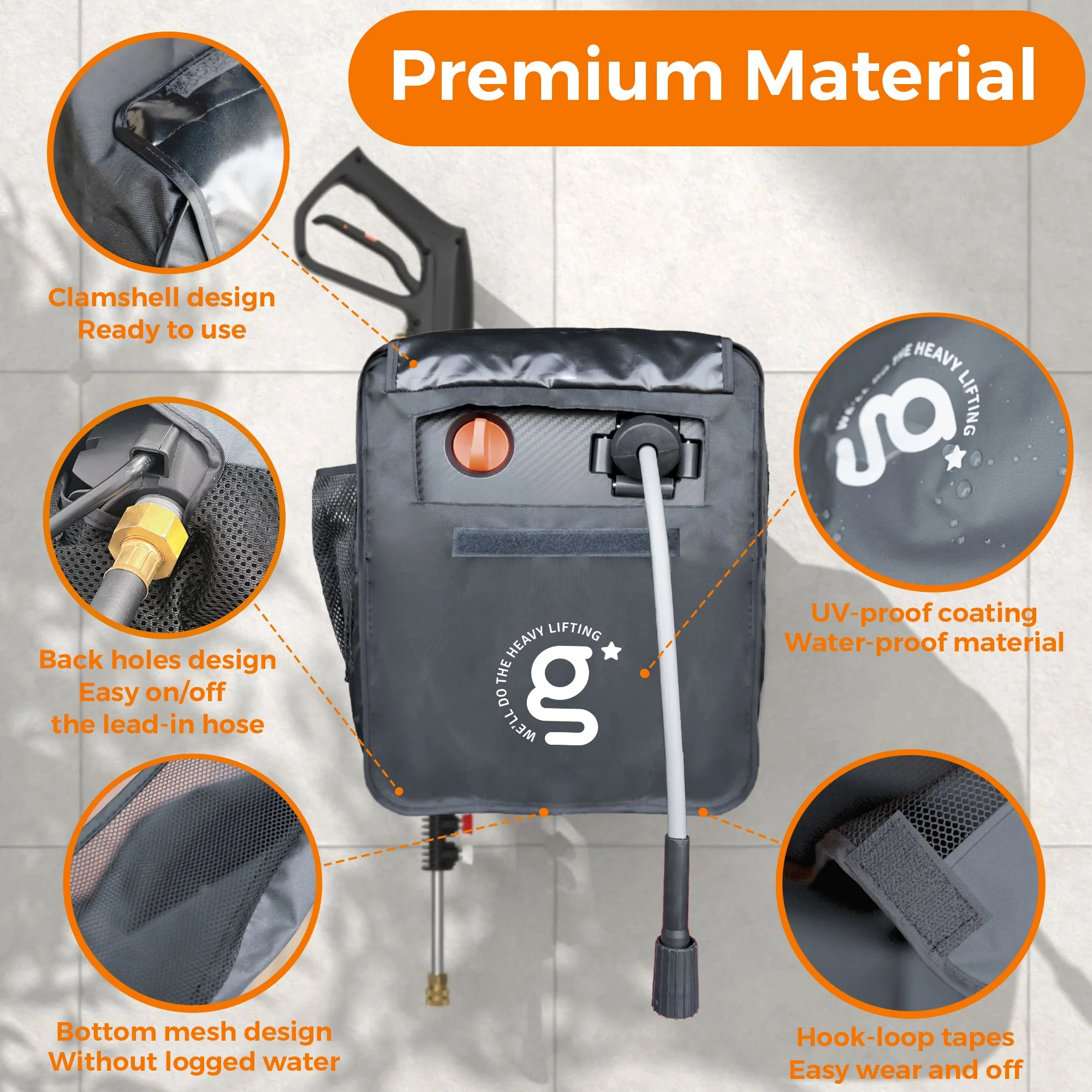 Giraffe Tools Grandfalls Retractable Pressure Washer G20 Cover - Image 3