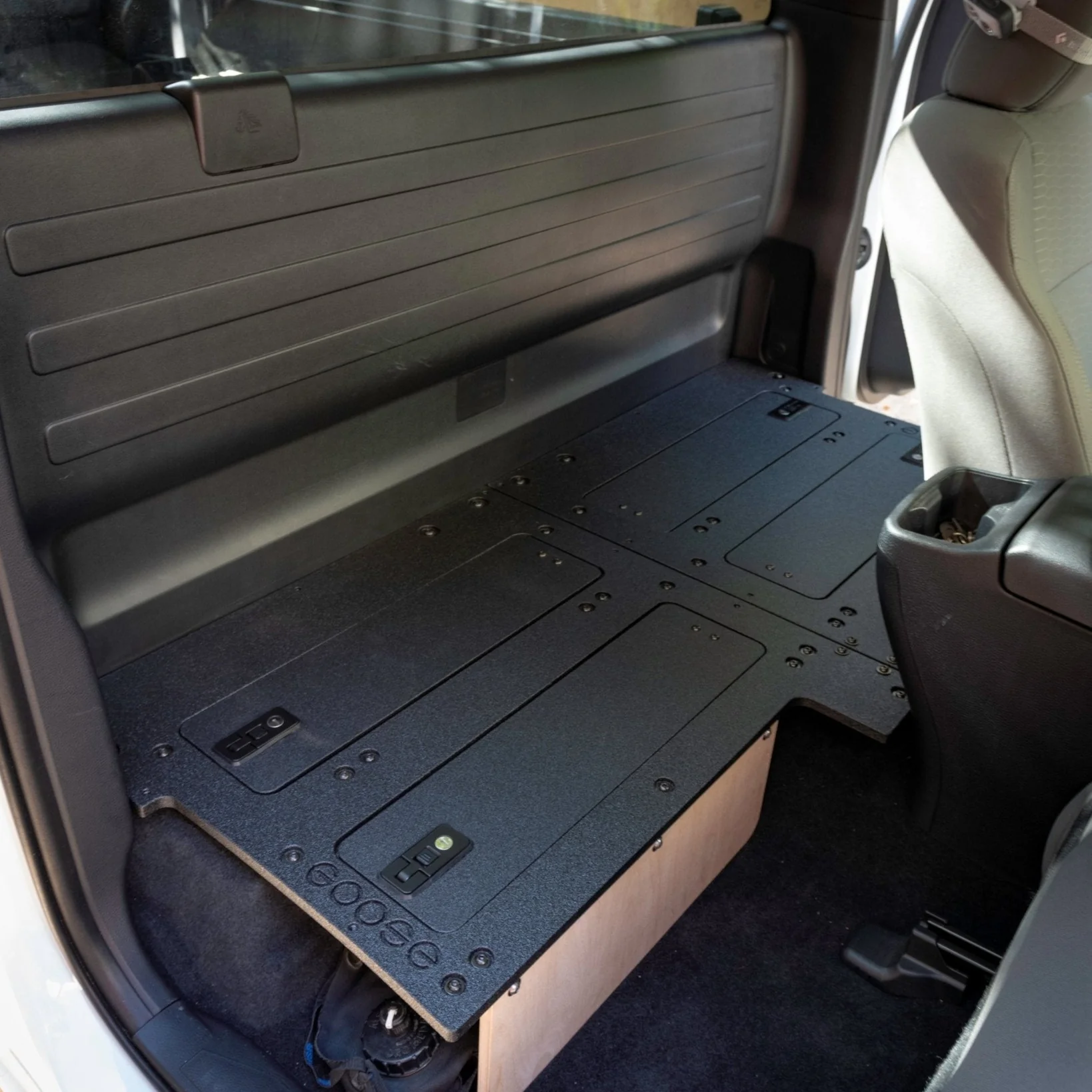 Goose Gear Access Cab without Factory Seats Second Row Seat Delete Plate System for Tacoma (2016-2023)