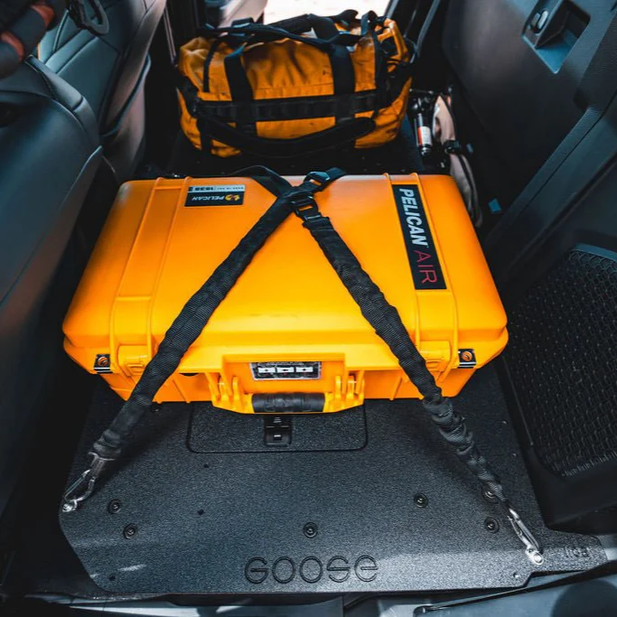 Goose Gear Explore Series Seat Delete Plate System Second Row for Tacoma Hybrid Double Cab (2024-2025) - Image 2