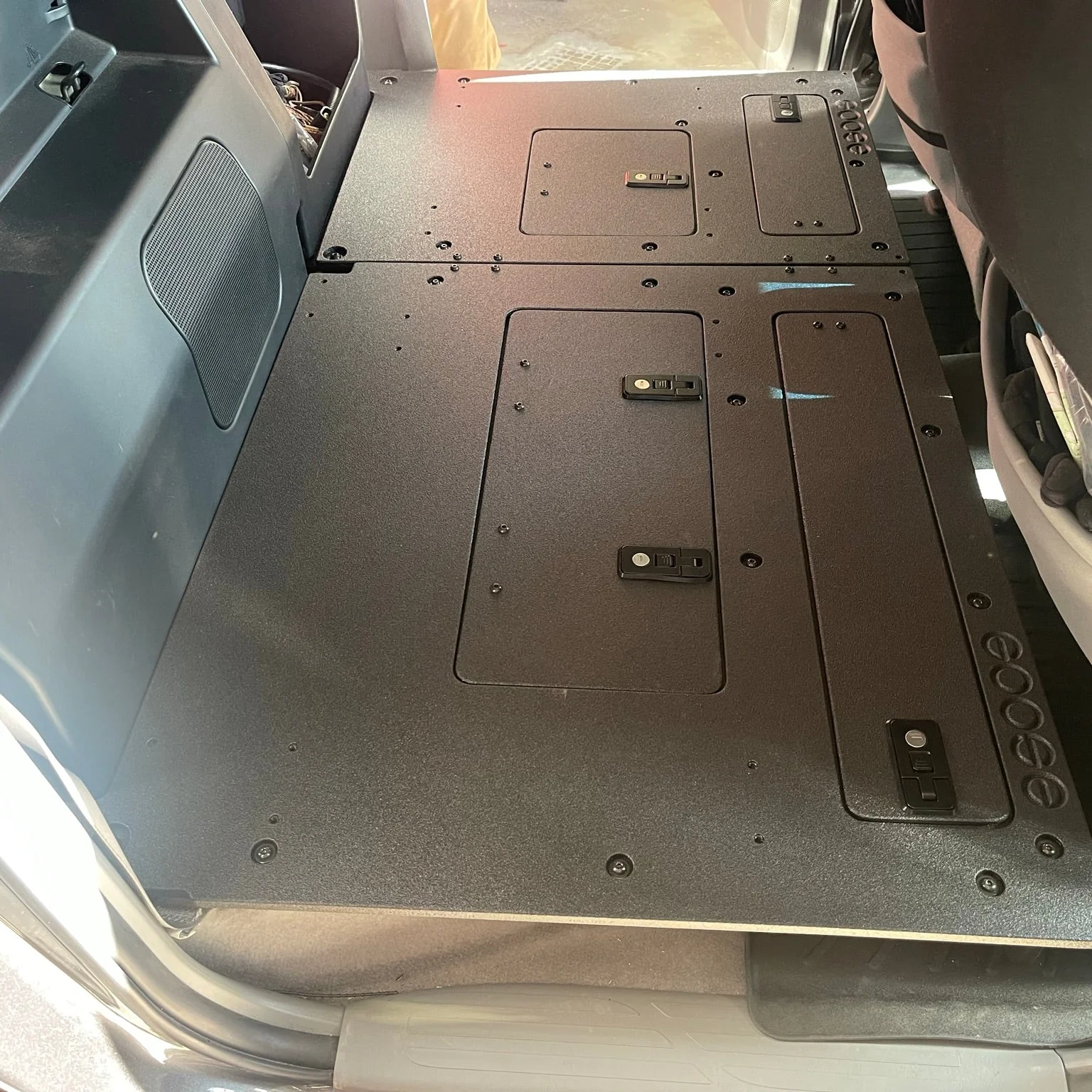 Goose Gear Second Row Seat Delete Plate System keeping Factory Back Wall for Tacoma Double Cab (2005-2023) - Image 8