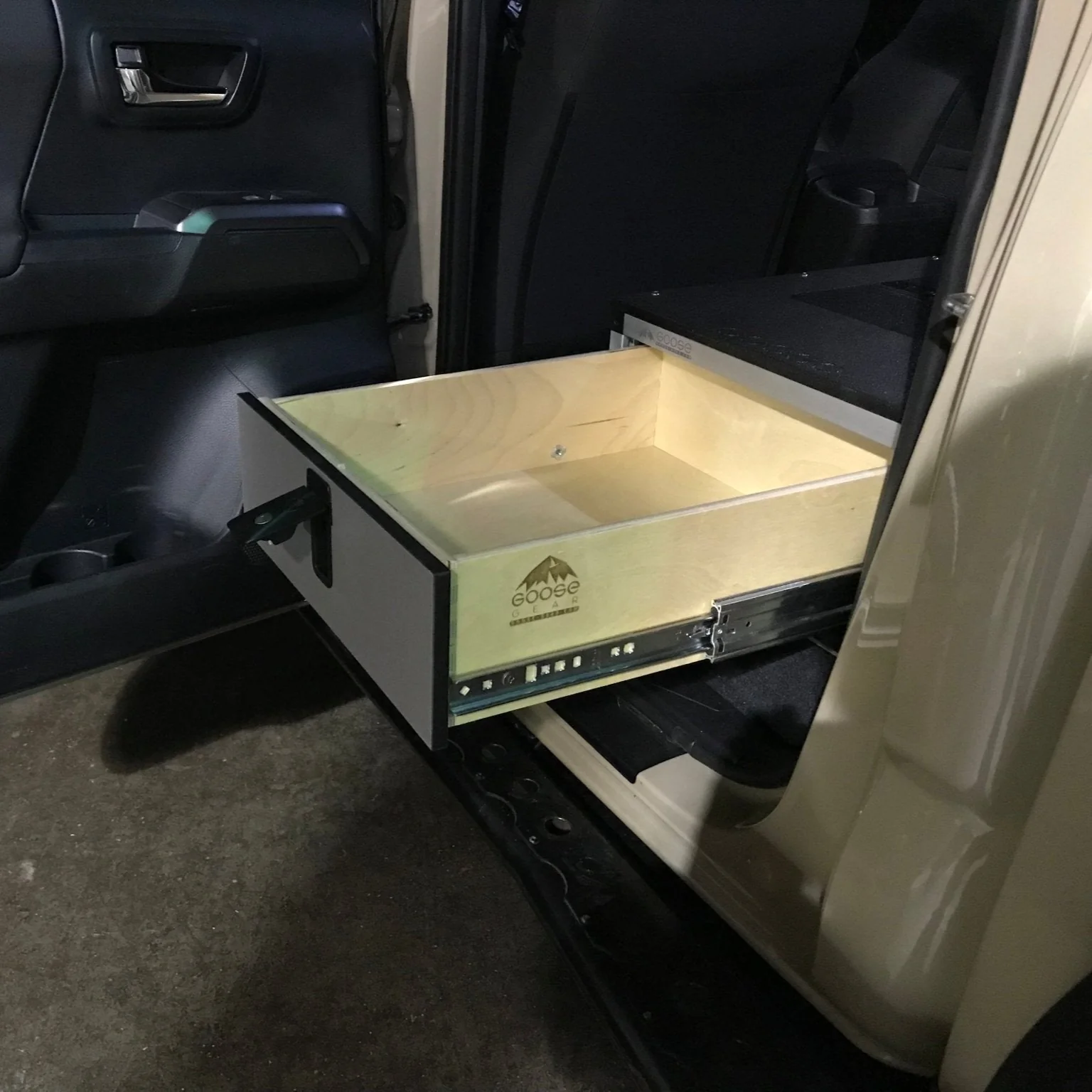 Goose Gear Second Row Single Drawer Module 40% Driver Side for Tacoma Double Cab (2005-2023) - Image 3