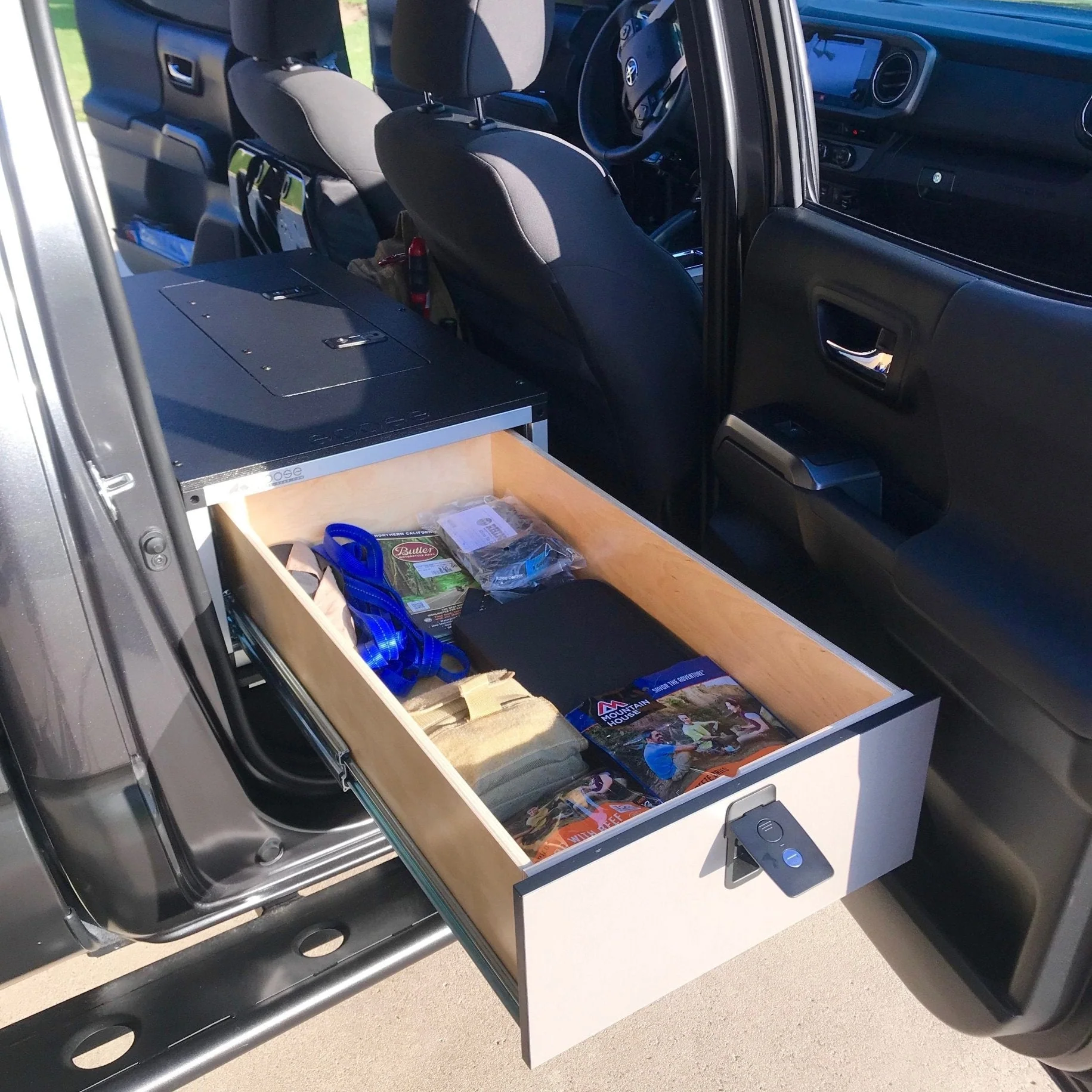 Goose Gear Second Row Single Drawer Module 60% Passenger Side for Tacoma Double Cab (2005-2023) - Image 2