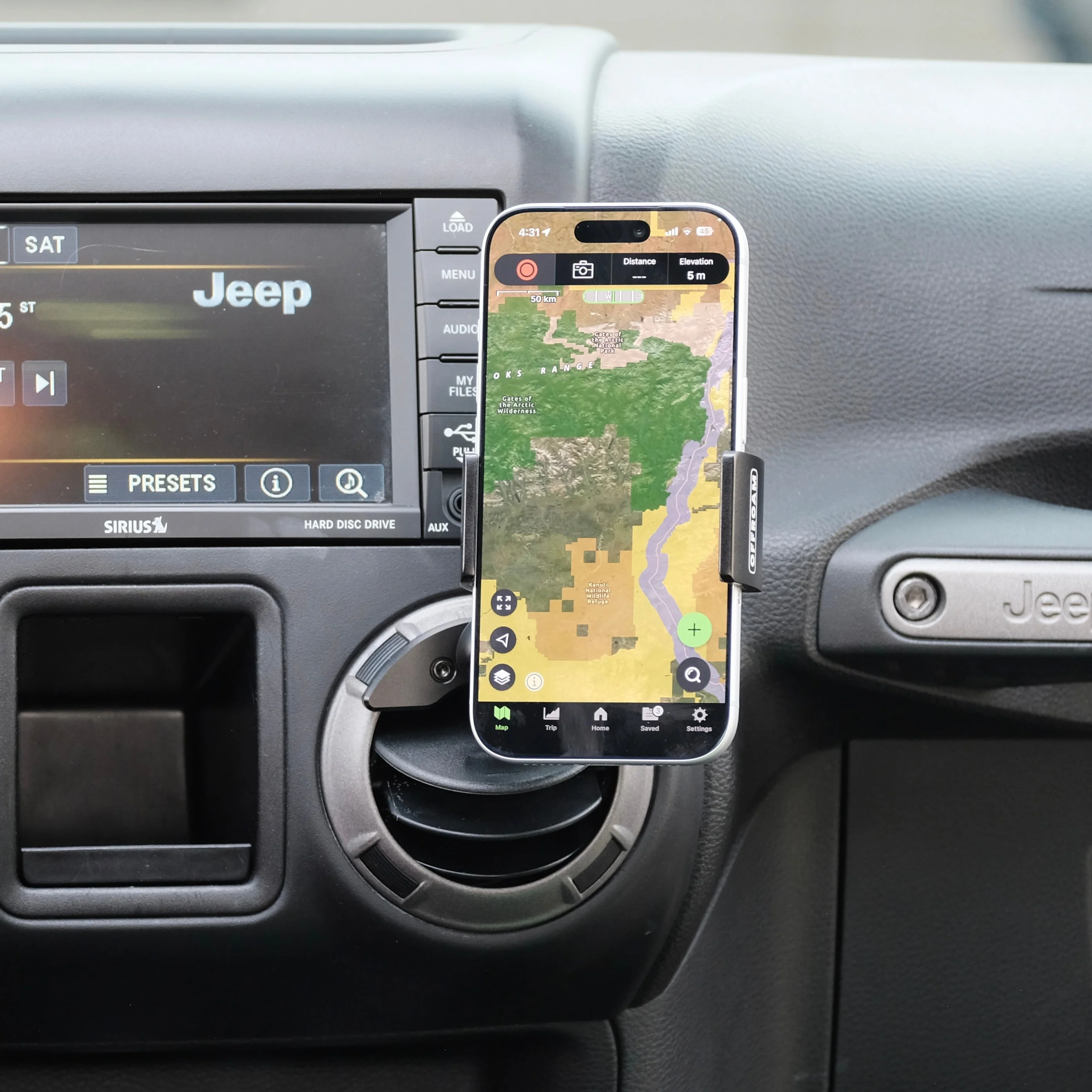 Offroam Phone Mount for Jeep Wrangler JK (2011-2018) - Image 3