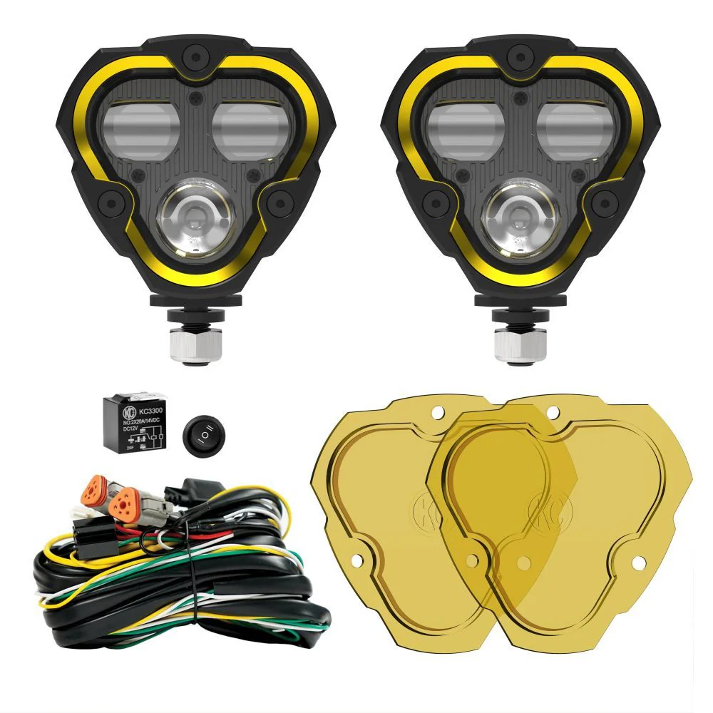KC HiLites Flex Era 3 Dual Mode SAE Fog Light Master Kit - Image 2