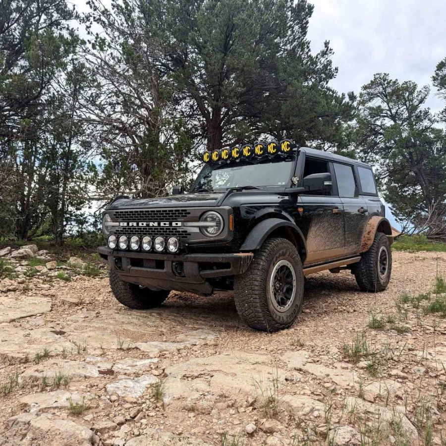 KC HiLites Gravity LED Pro6 Bumper Light Bar Kit for Bronco (2021-2024) - Image 11