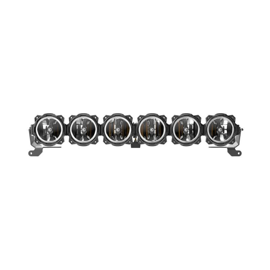 KC HiLites Gravity LED Pro6 Bumper Light Bar Kit for Bronco (2021-2024) - Image 3