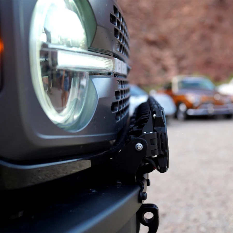 KC HiLites Gravity LED Pro6 Bumper Light Bar Kit for Bronco (2021-2024) - Image 9