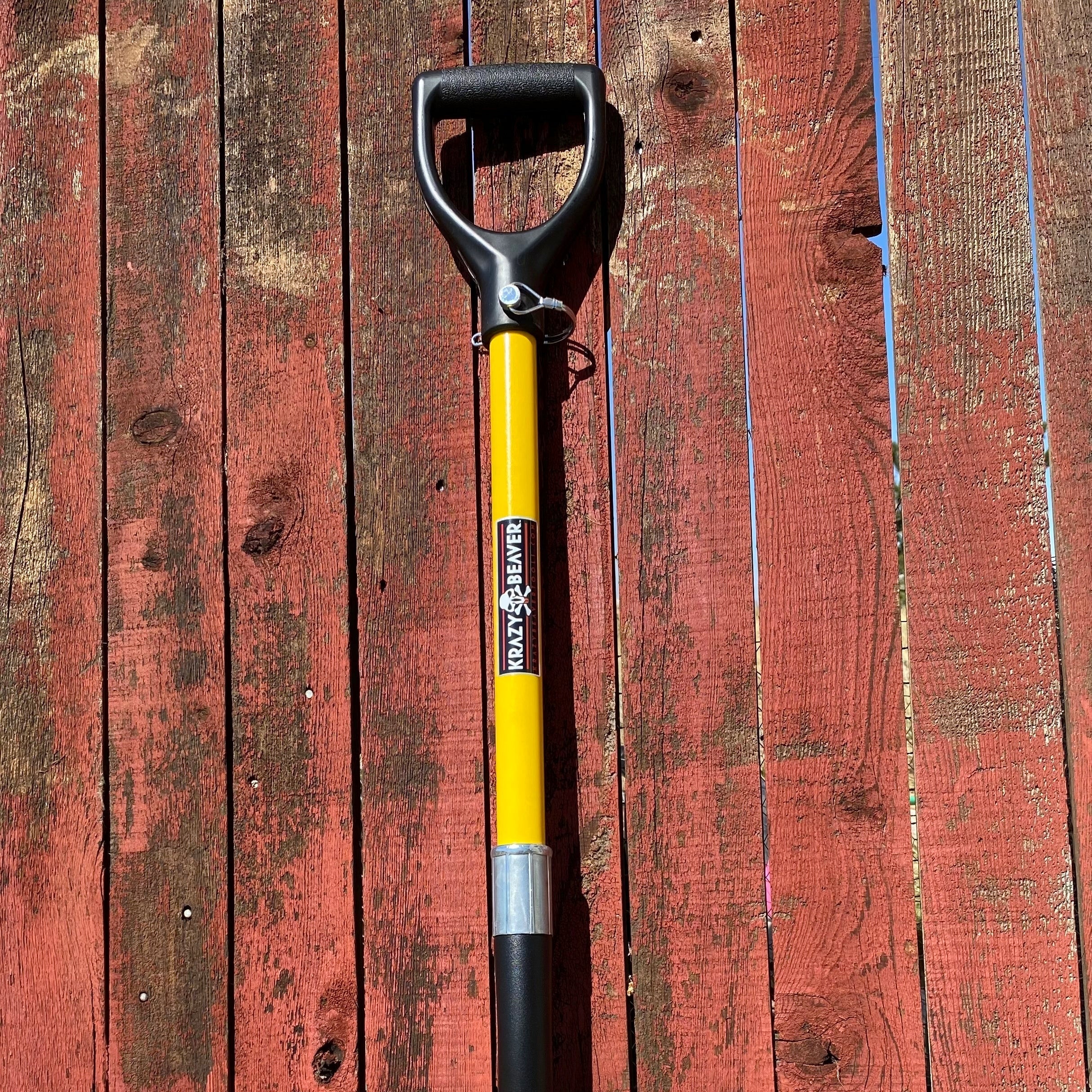 Krazy Beaver Shovel (Black Textured Head / Yellow Handle) - Image 2