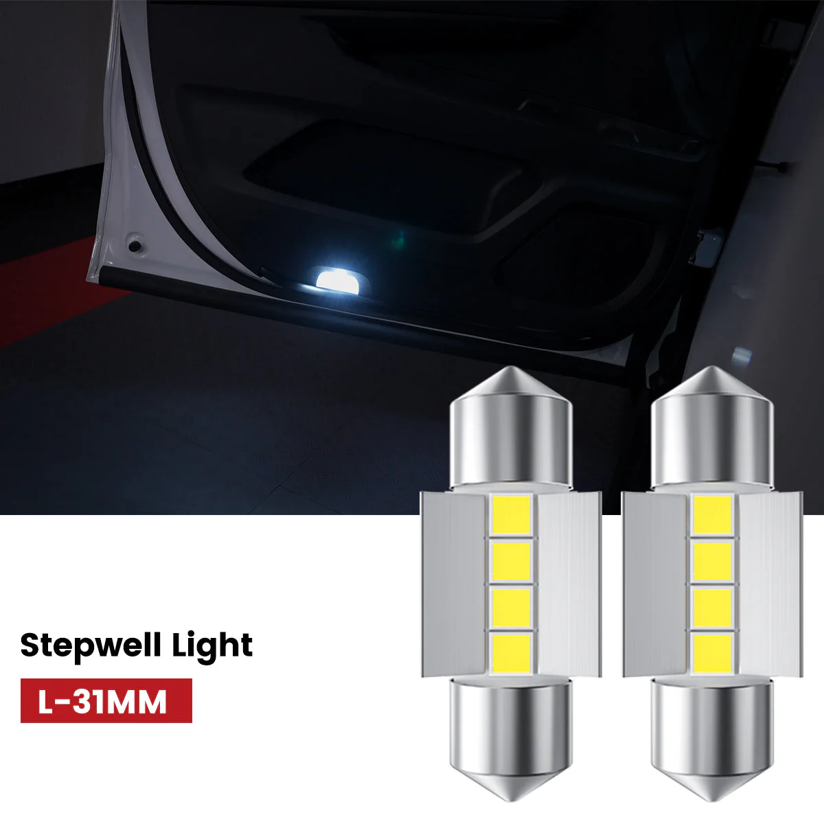 Lasfit LED Bulb Upgrade Kit for Toyota Tacoma (2001-2015) - Image 45