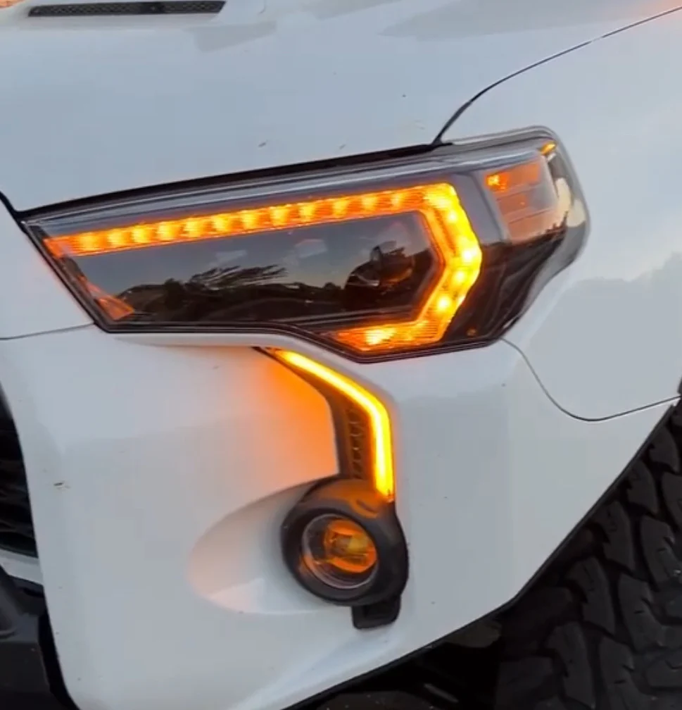 LED DRL Fog Light Fang Bezel Kit for 4Runner (2014-2024) - Image 9