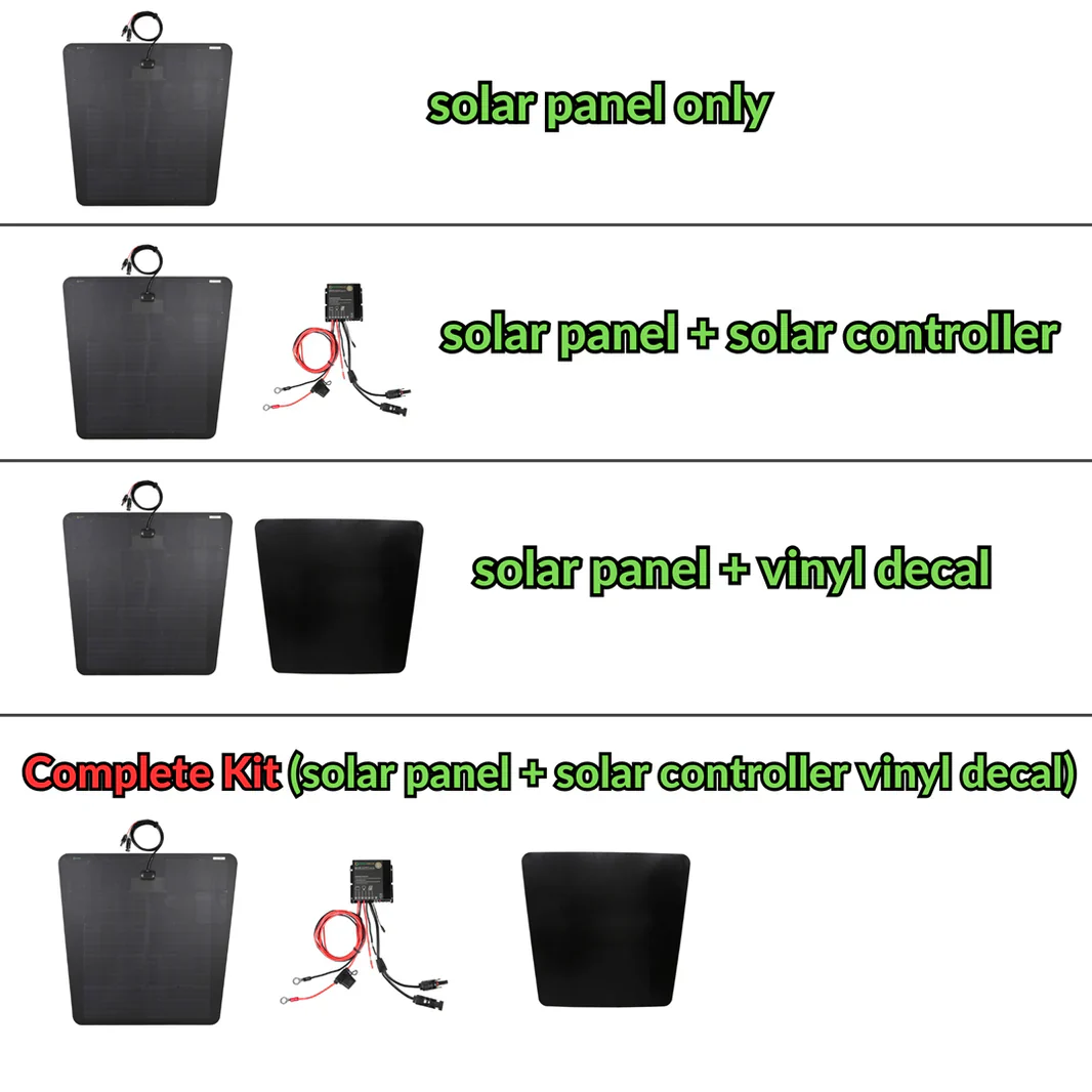 Lensun 100W Hood Flexible Solar Panel for 4Runner (2003-2024) - Image 8