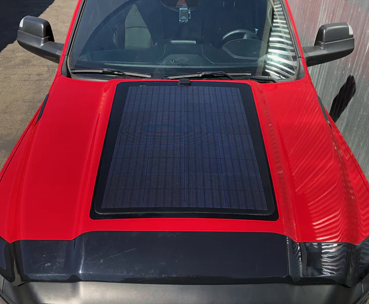 Lensun 100W Hood Solar Panel for Ram HD 2500 3500 (2019-2025) - Image 3