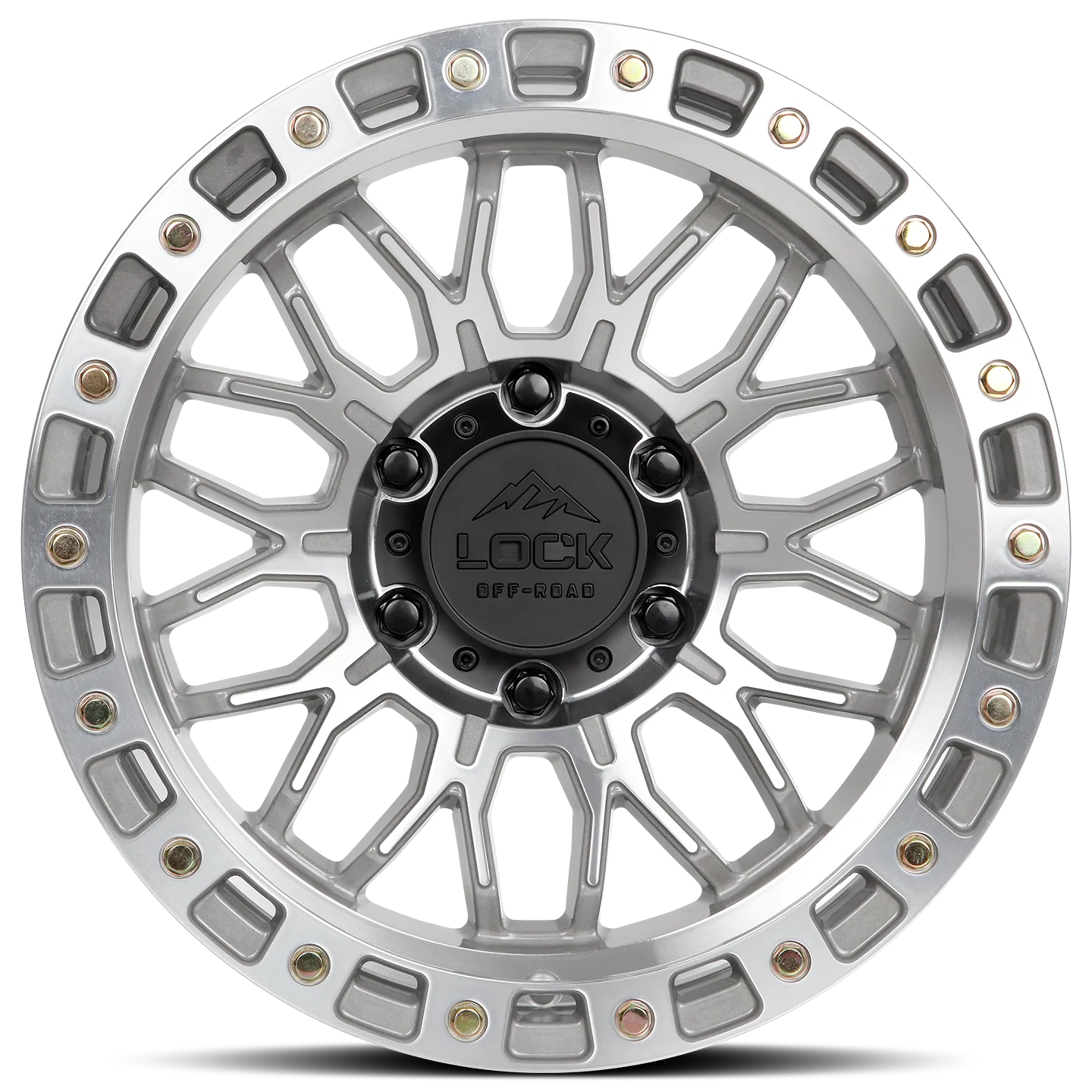 Lock Off-Road Combat Wheel (Machine Face Polish) - Image 2