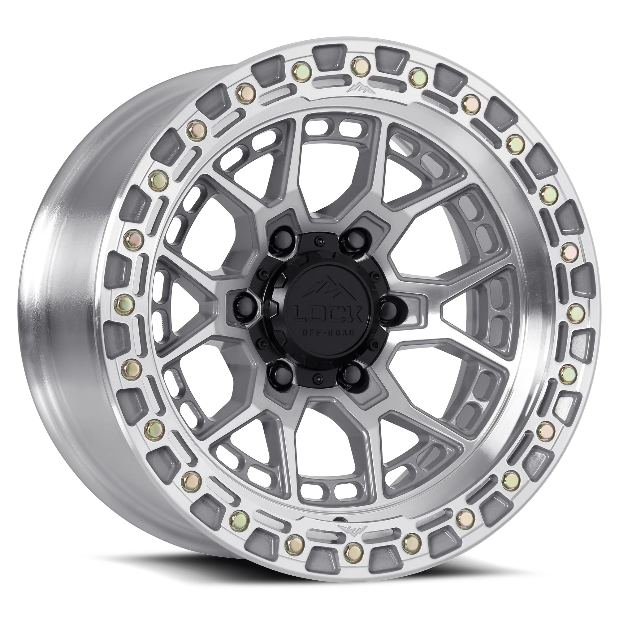 Lock Off-Road Commando Wheel (Machine Face Polish)