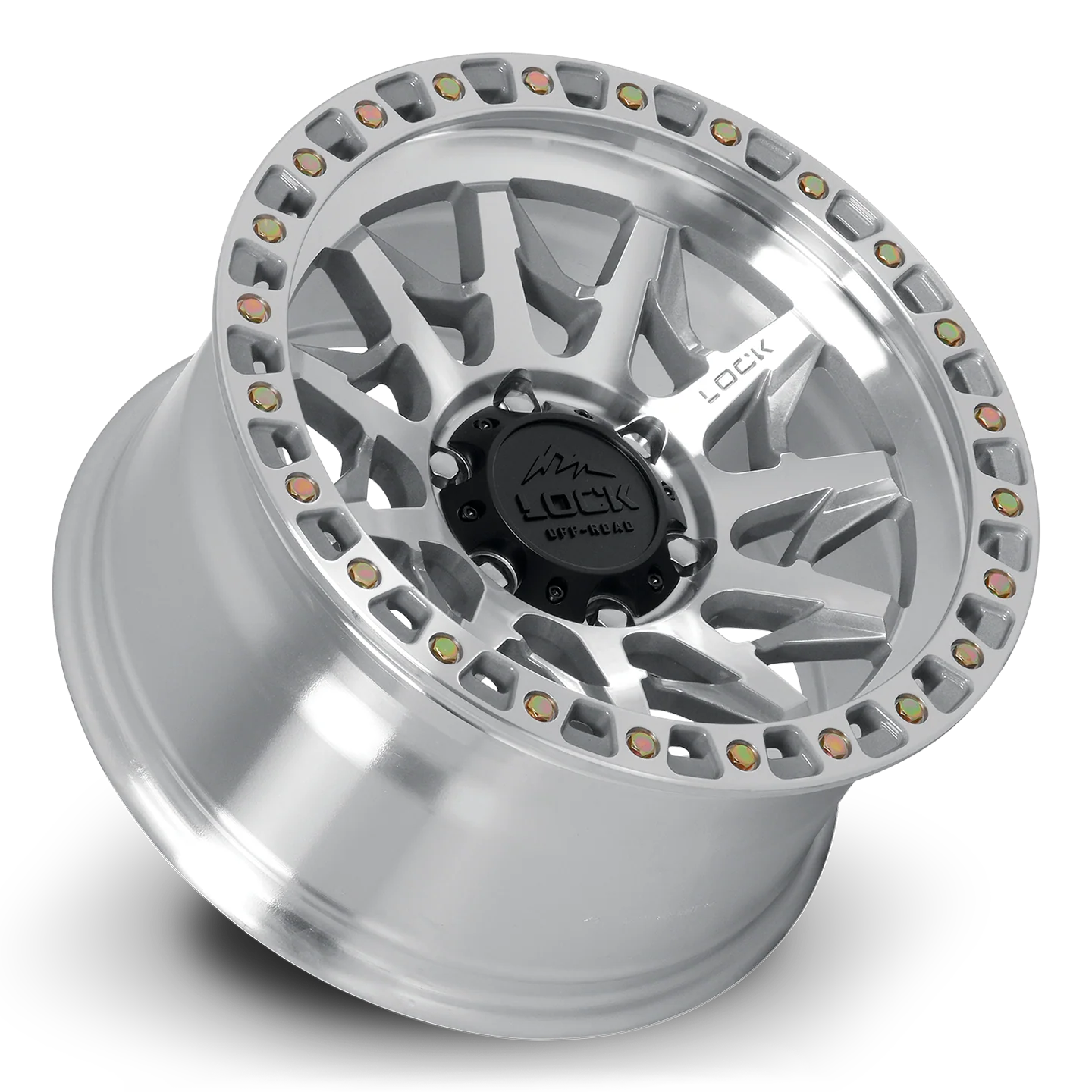 Lock Off-Road Lunatic Wheel (Machine Face Polish) - Image 3
