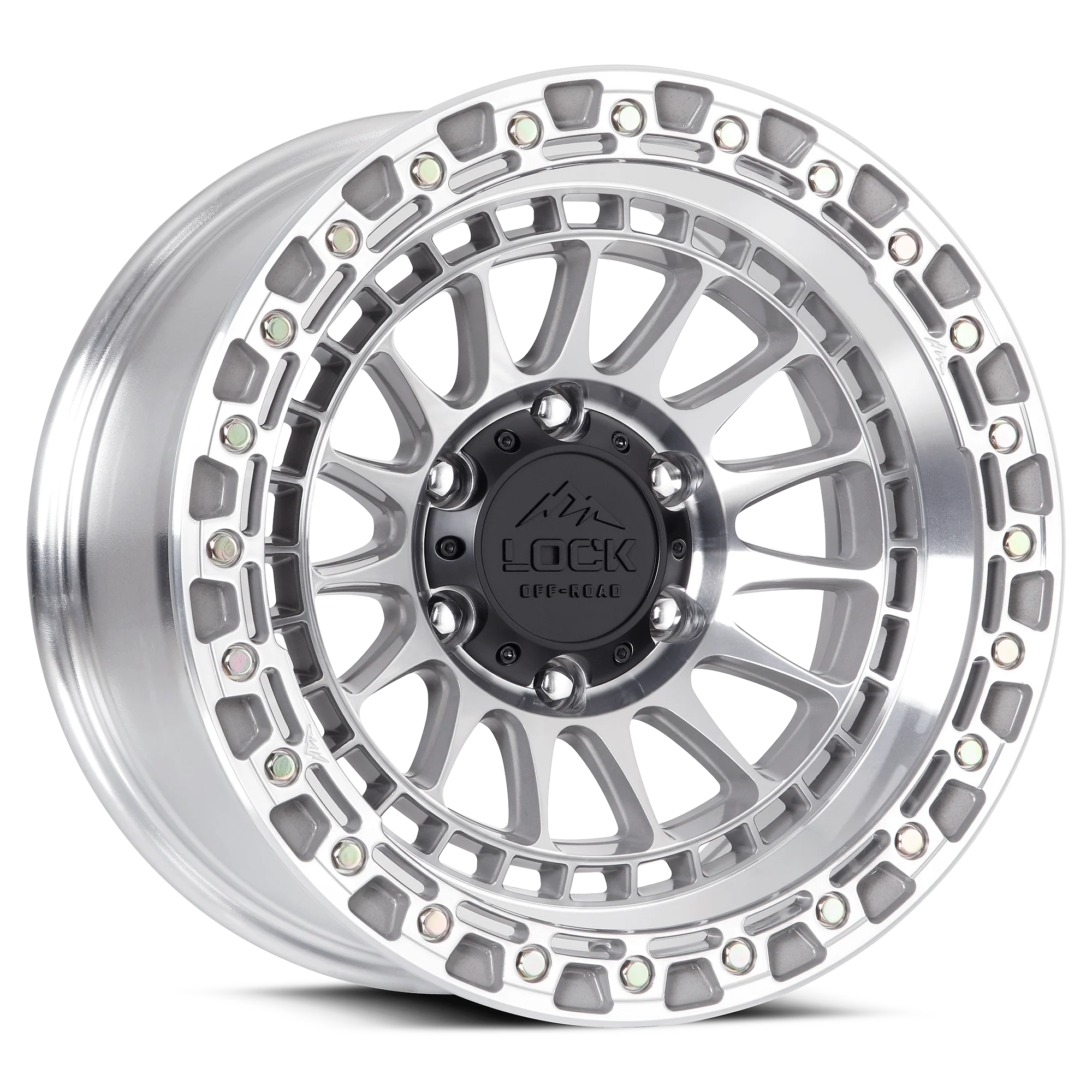 Lock Off-Road Mojave Wheel (Machine Face Polish)