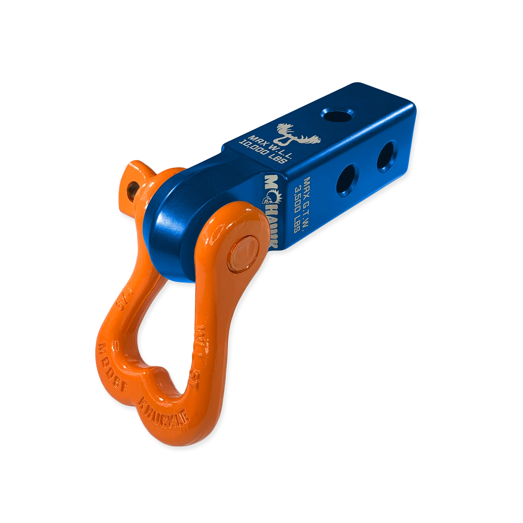 Moose Knuckle XL 3/4 Shackle and Blue Mohawk 2.0 Receiver Combo - Image 10