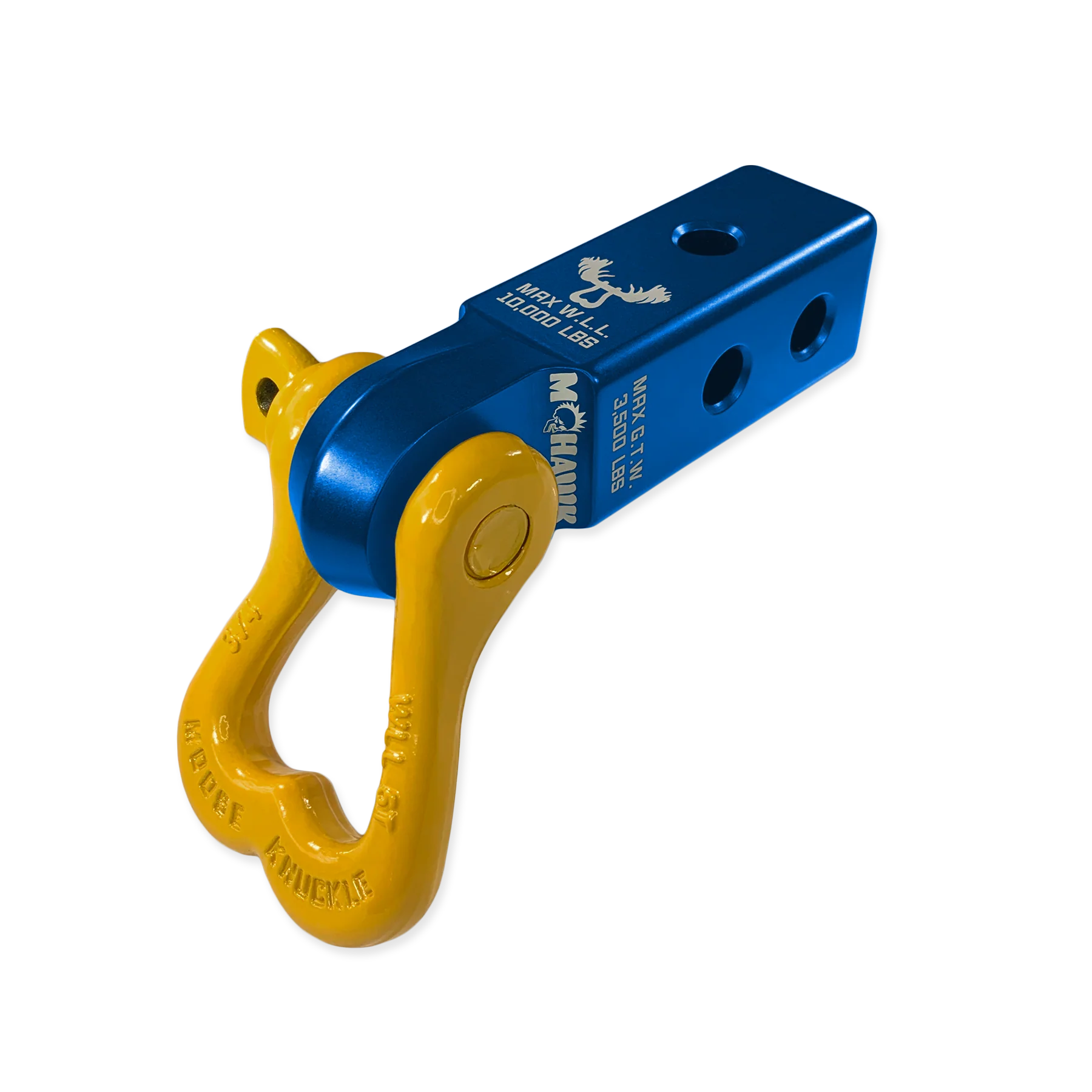 Moose Knuckle XL 3/4 Shackle and Blue Mohawk 2.0 Receiver Combo - Image 8
