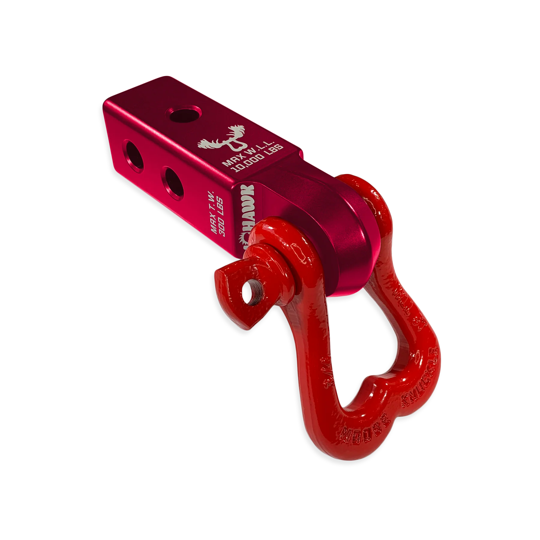 Moose Knuckle XL 3/4 Shackle and Red Mohawk 2.0 Receiver Combo - Image 13