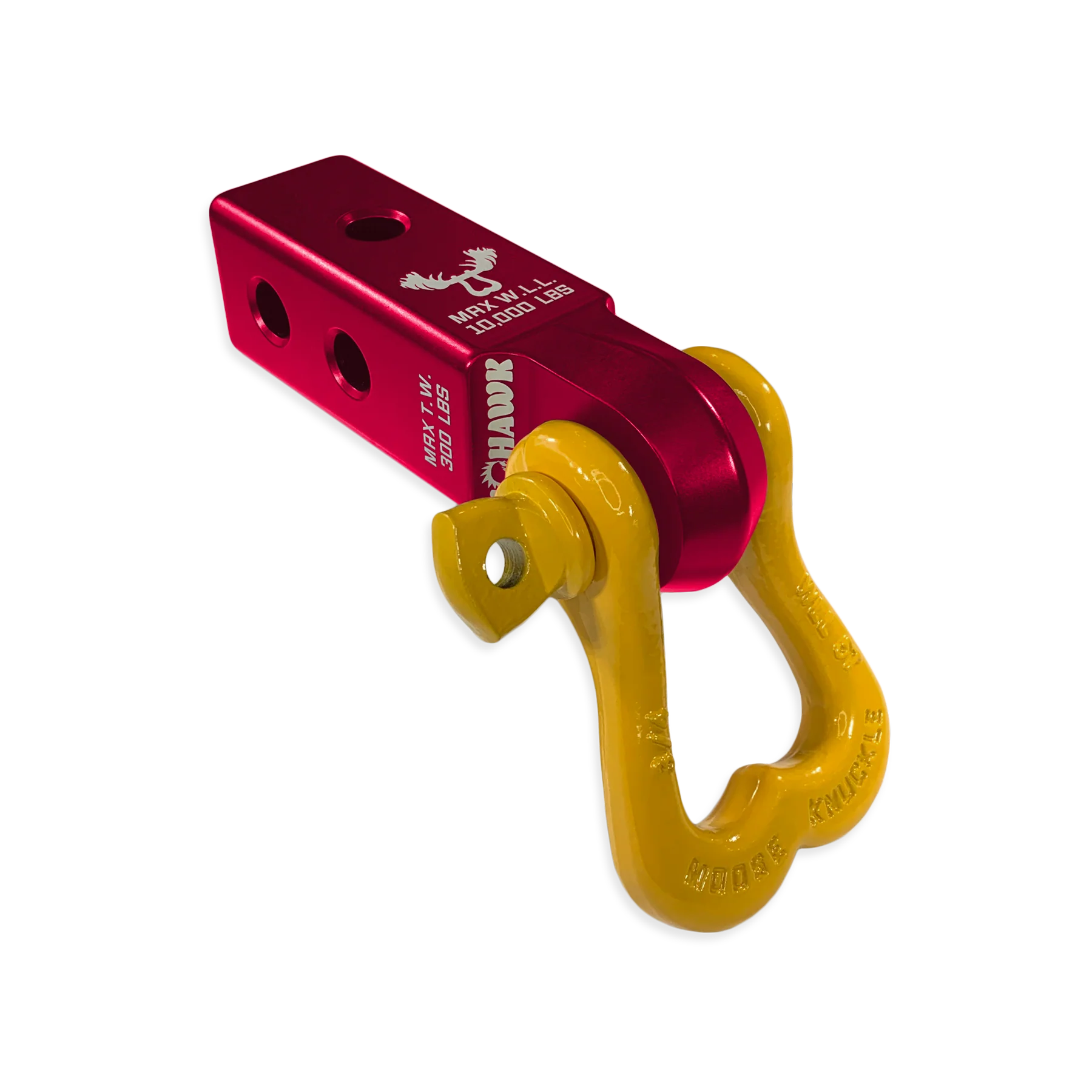 Moose Knuckle XL 3/4 Shackle and Red Mohawk 2.0 Receiver Combo - Image 9