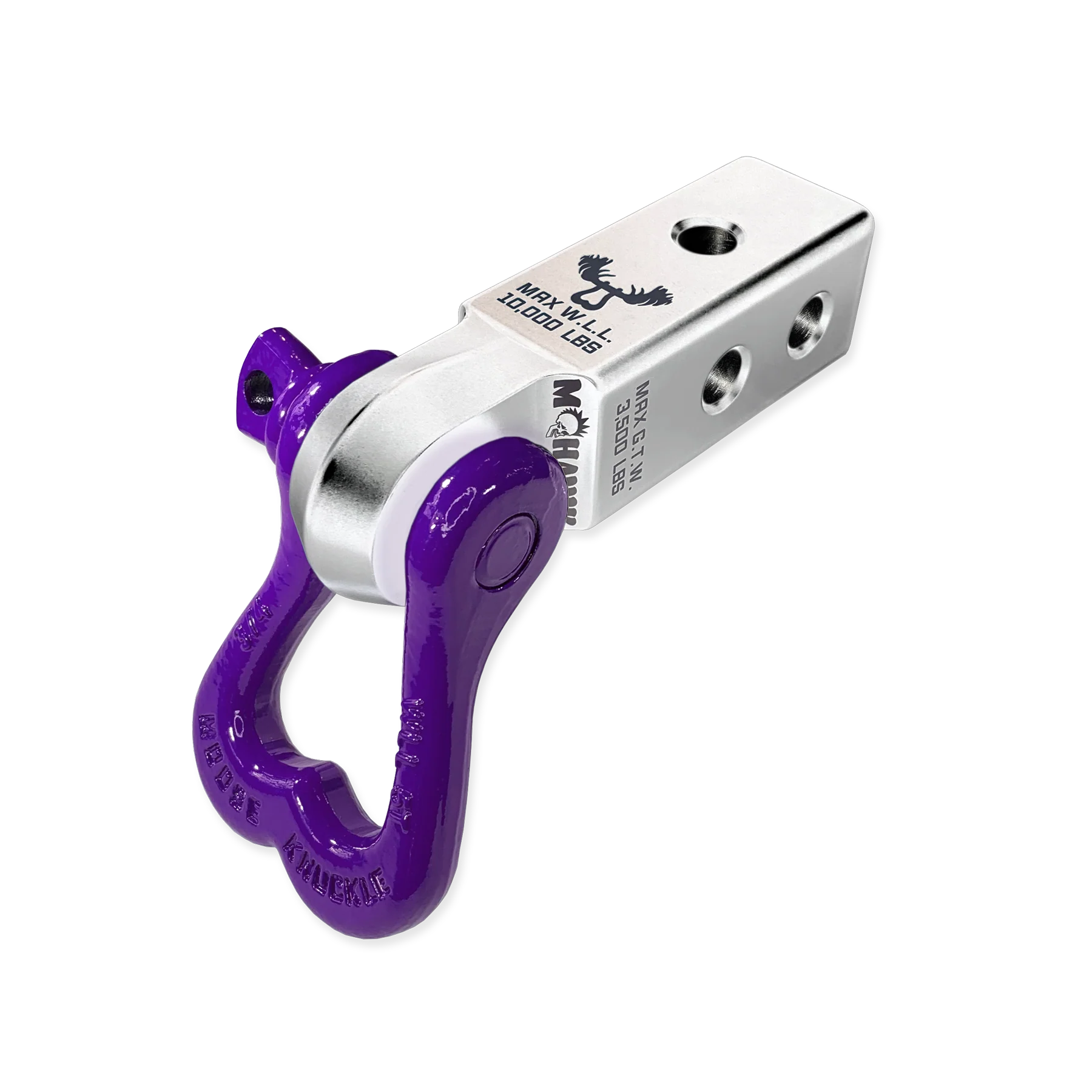 Moose Knuckle XL 3/4 Shackle and Silver Mohawk 2.0 Receiver Combo - Image 2