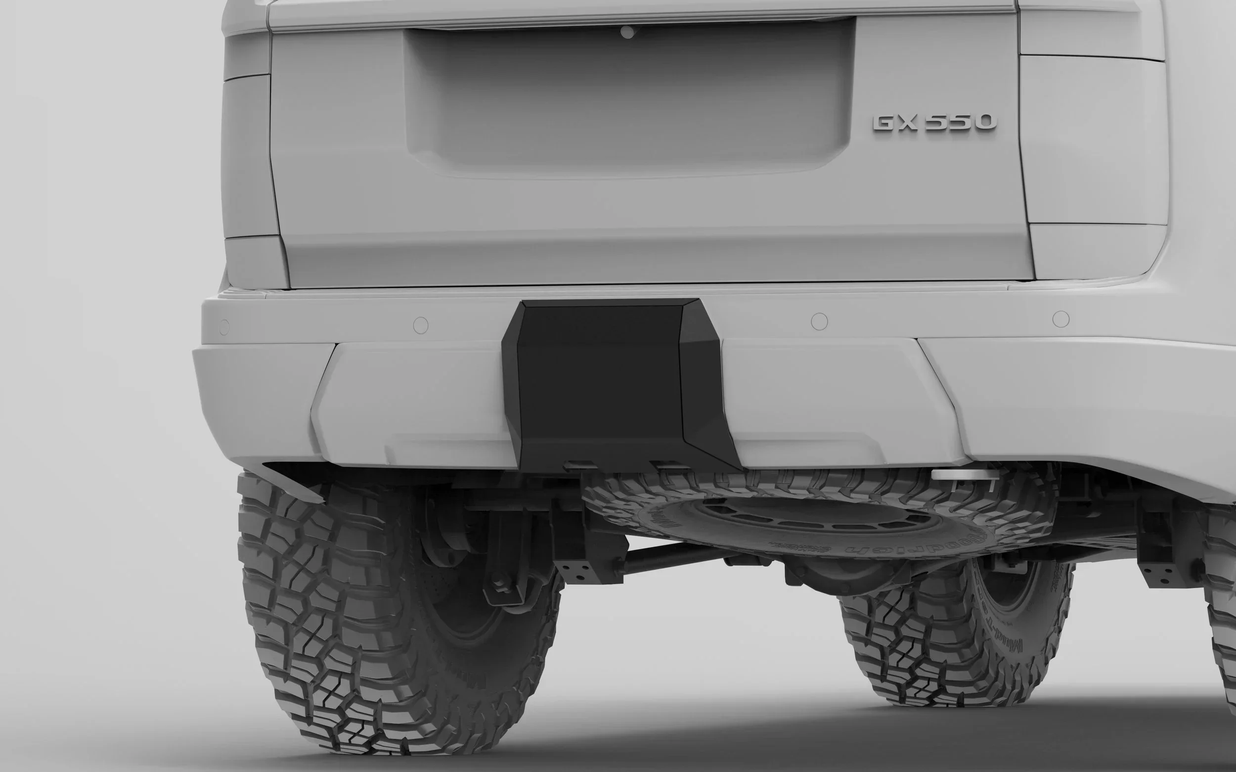 Nytop Rear Hitch Skid Cover for Lexus GX550 (2024-2026) - Image 15