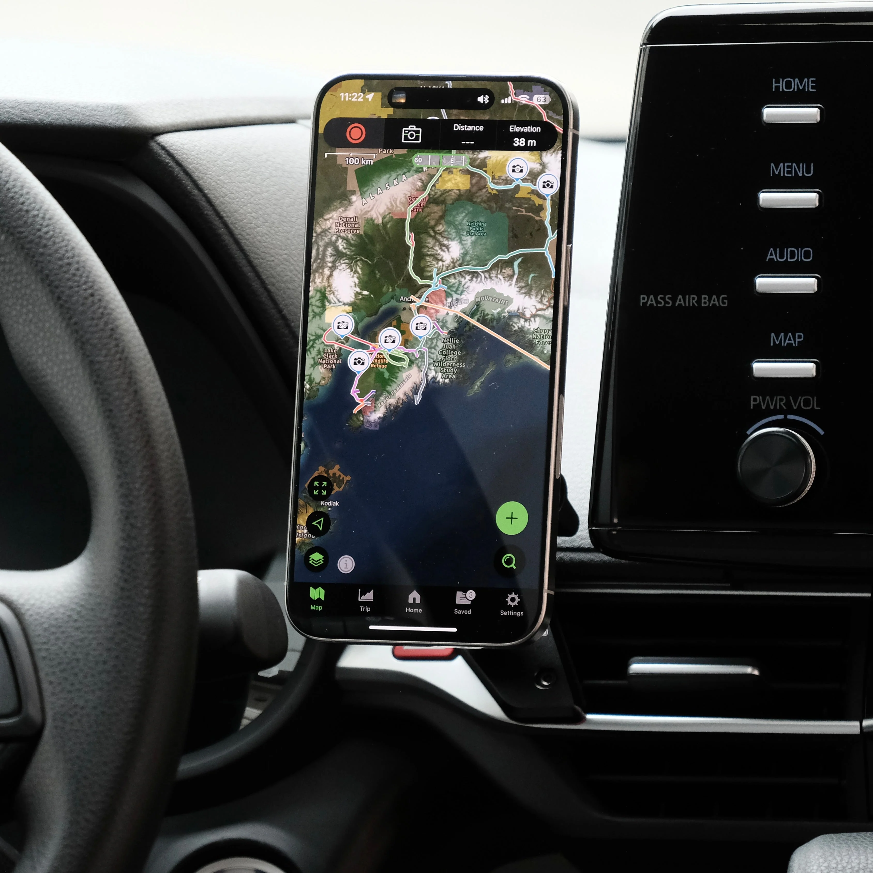 Offroam MagSafe-compatible Phone Mount for Toyota Sienna (2021-2026) - Image 5