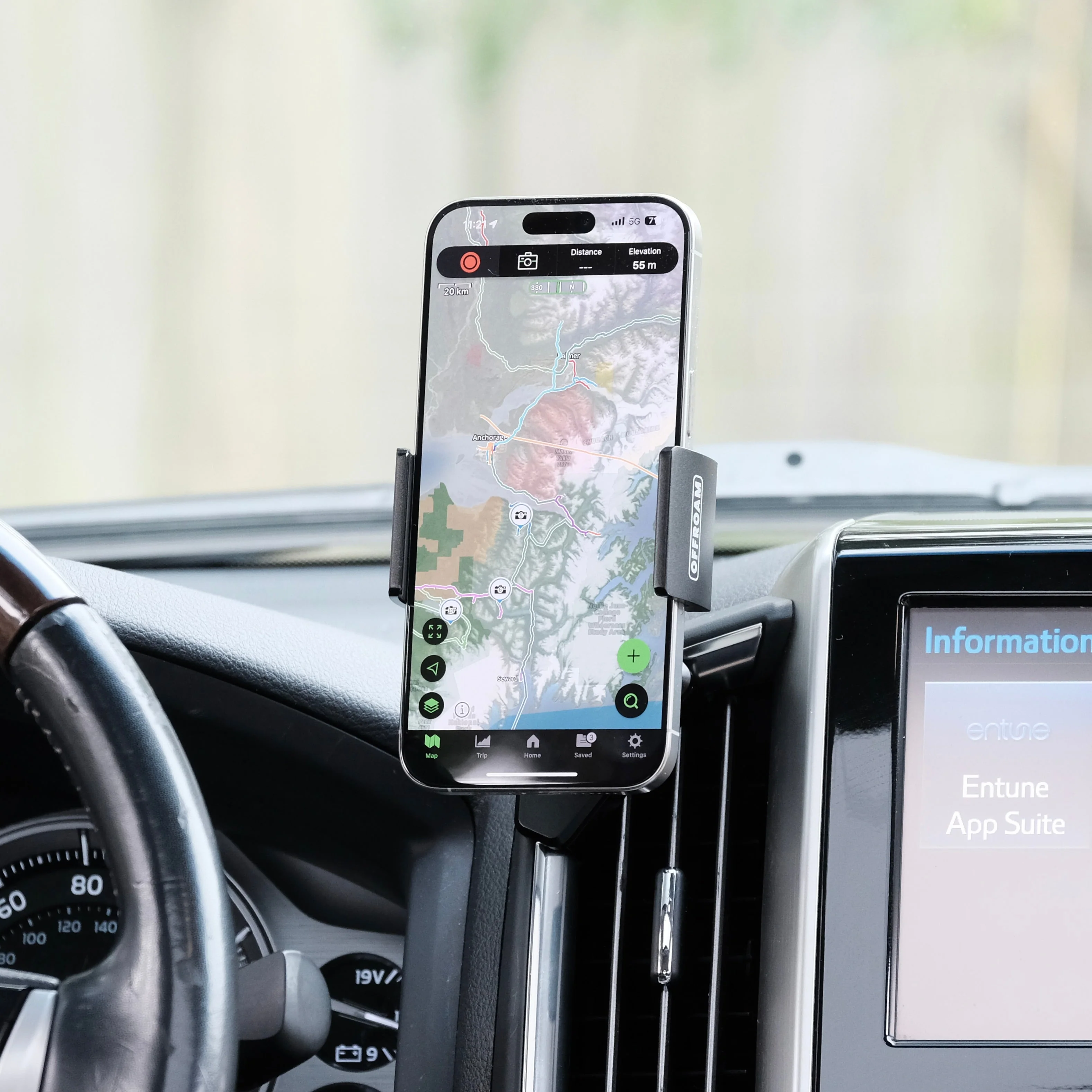 Offroam Phone Mount for Toyota Land Cruiser 200 (2016-2021) - Image 2