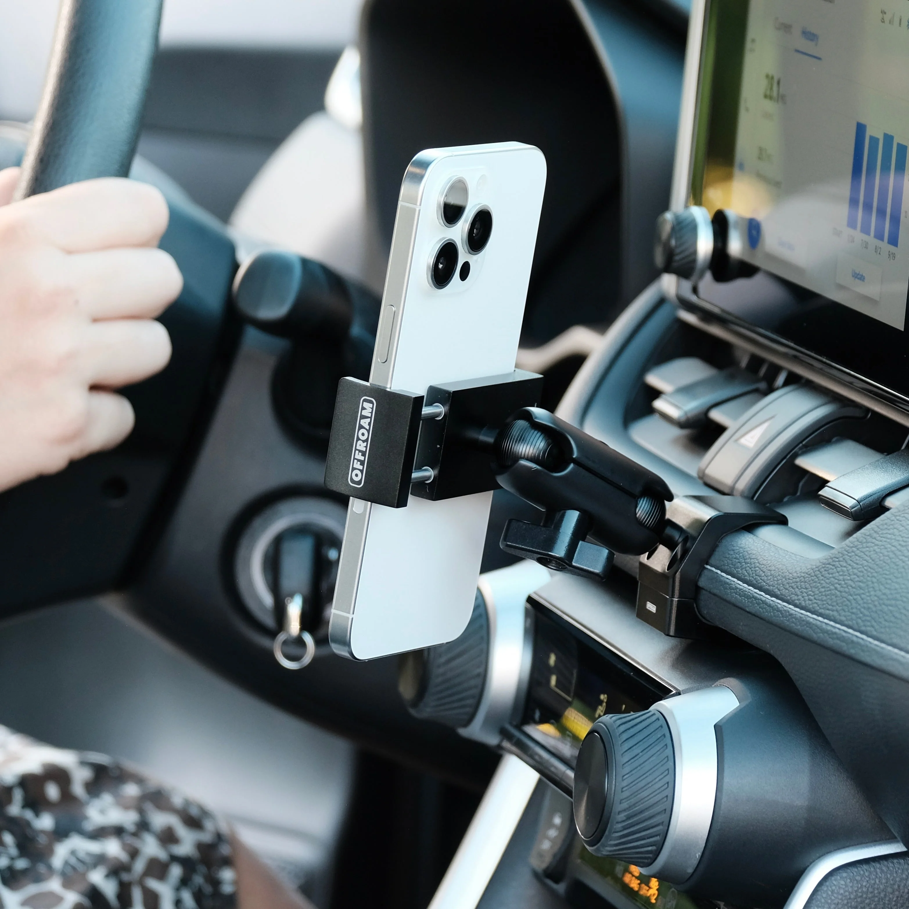 Offroam Phone Mount for Toyota RAV4 (2019-2025)