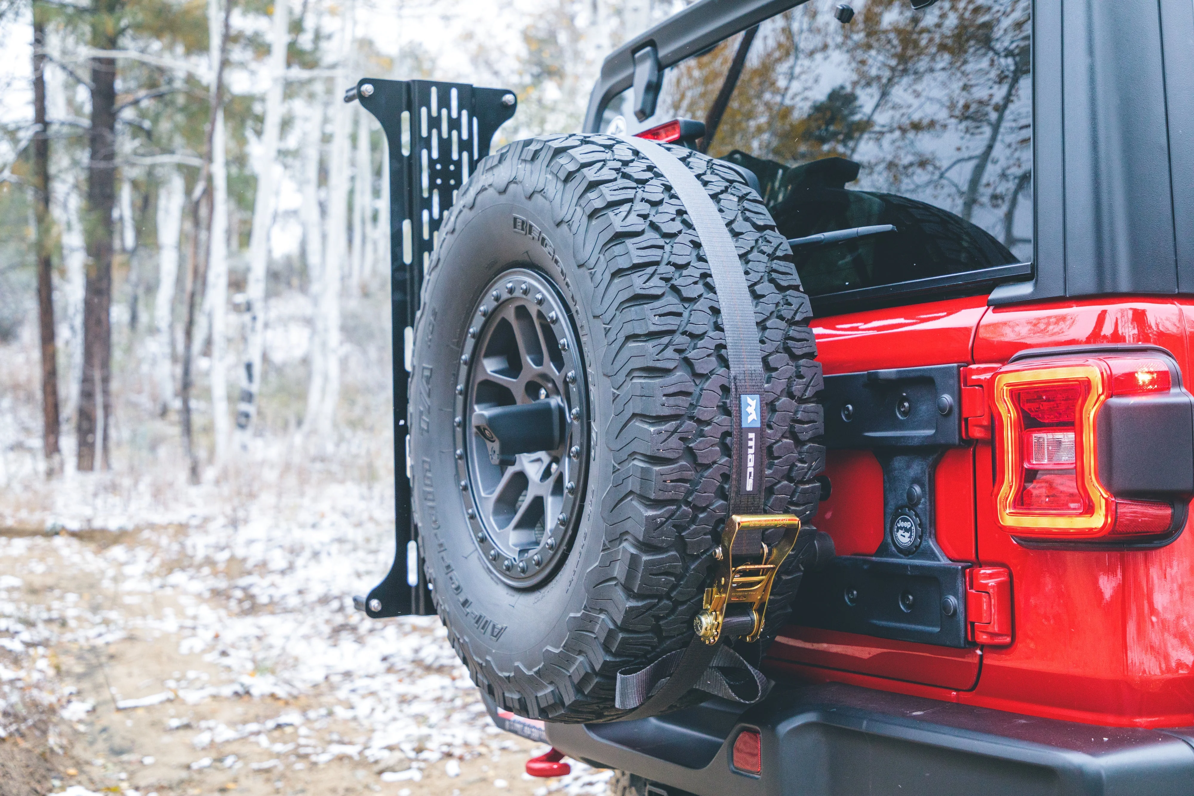 Overland Kitted Spare Tire Accessory Bracket - Image 4