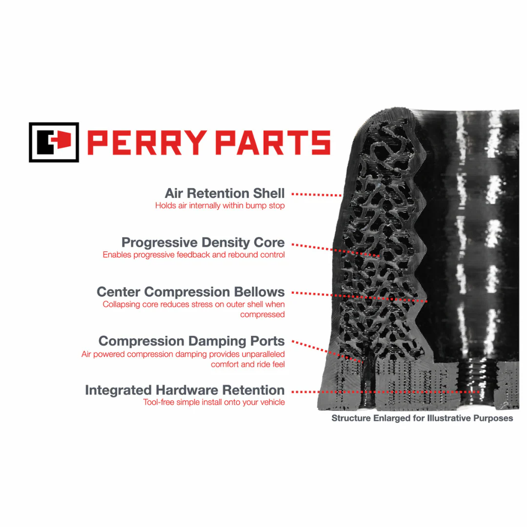 Perry Parts Rear Bump Stops for Lexus GX470 (2003-2009) - Image 6