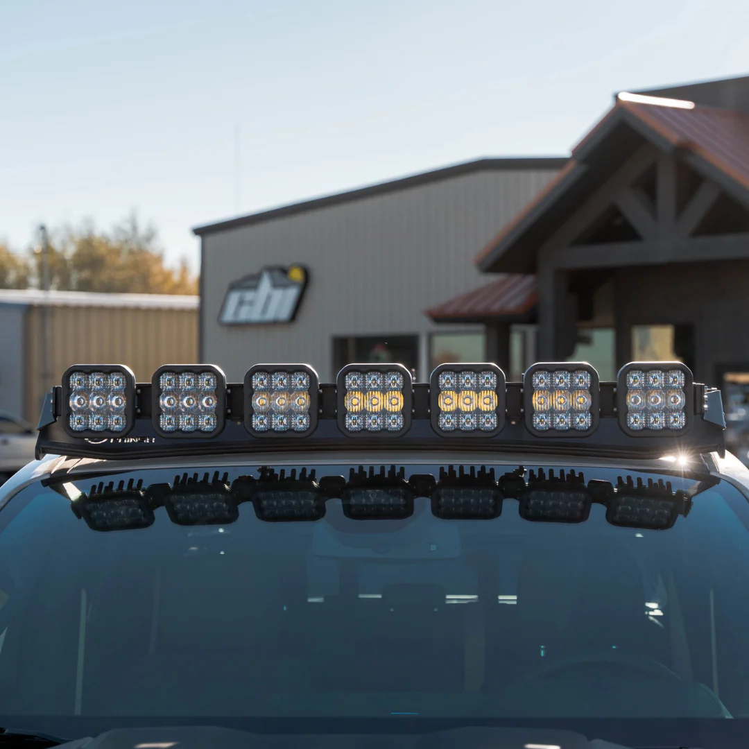 Prinsu Front-Facing Light Bar Brackets for Diode Dynamics SS5 Crosslink Bars - Image 2