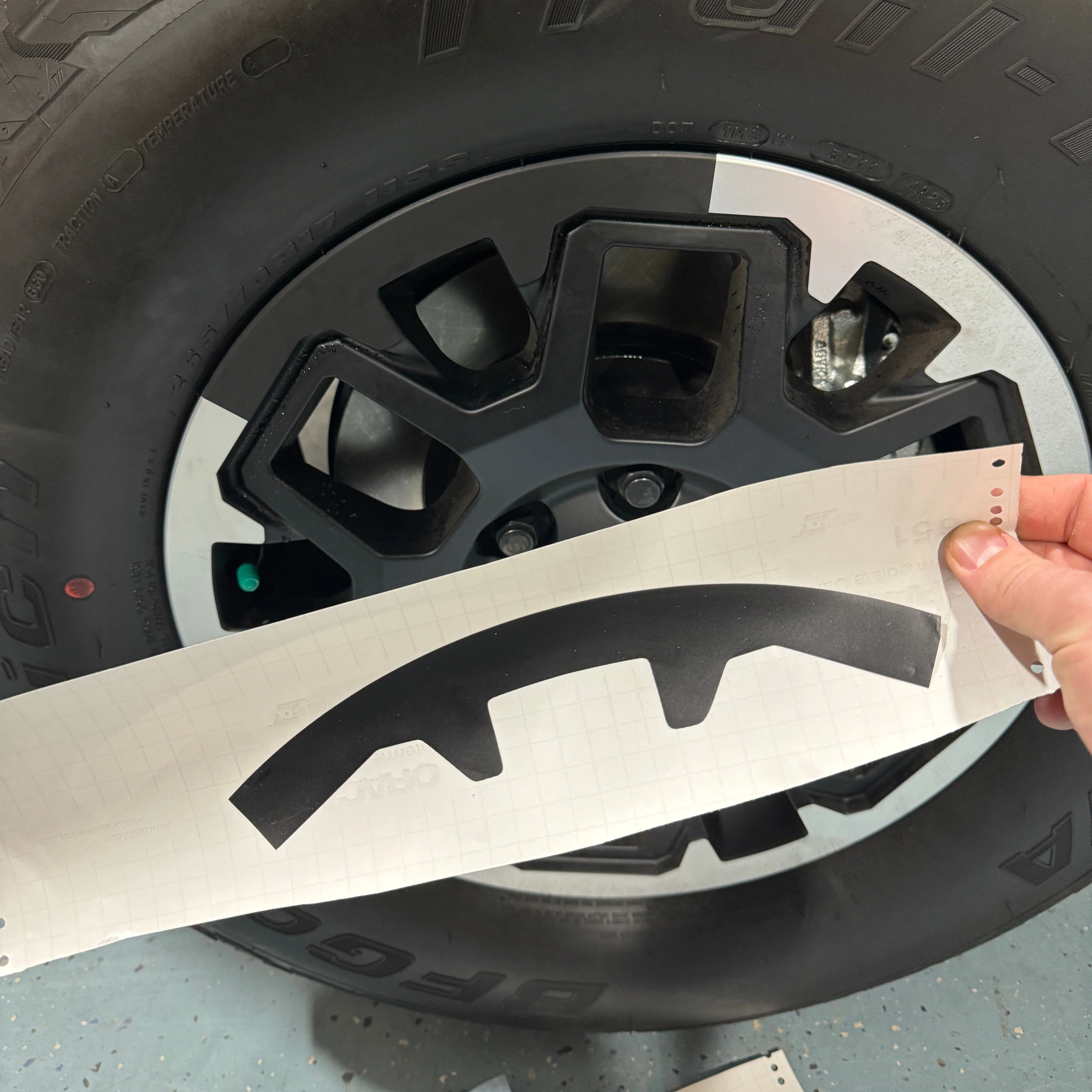 Rave Off-Road Wheel Vinyl Blackout Kit for Tacoma (2024-2026) - Image 2