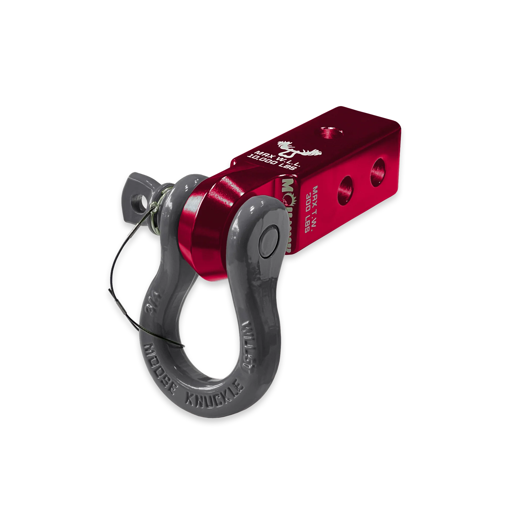 Red B'oh 3/4 Spin Pin Shackle and Mohawk 2.0 Receiver Combo - Image 11