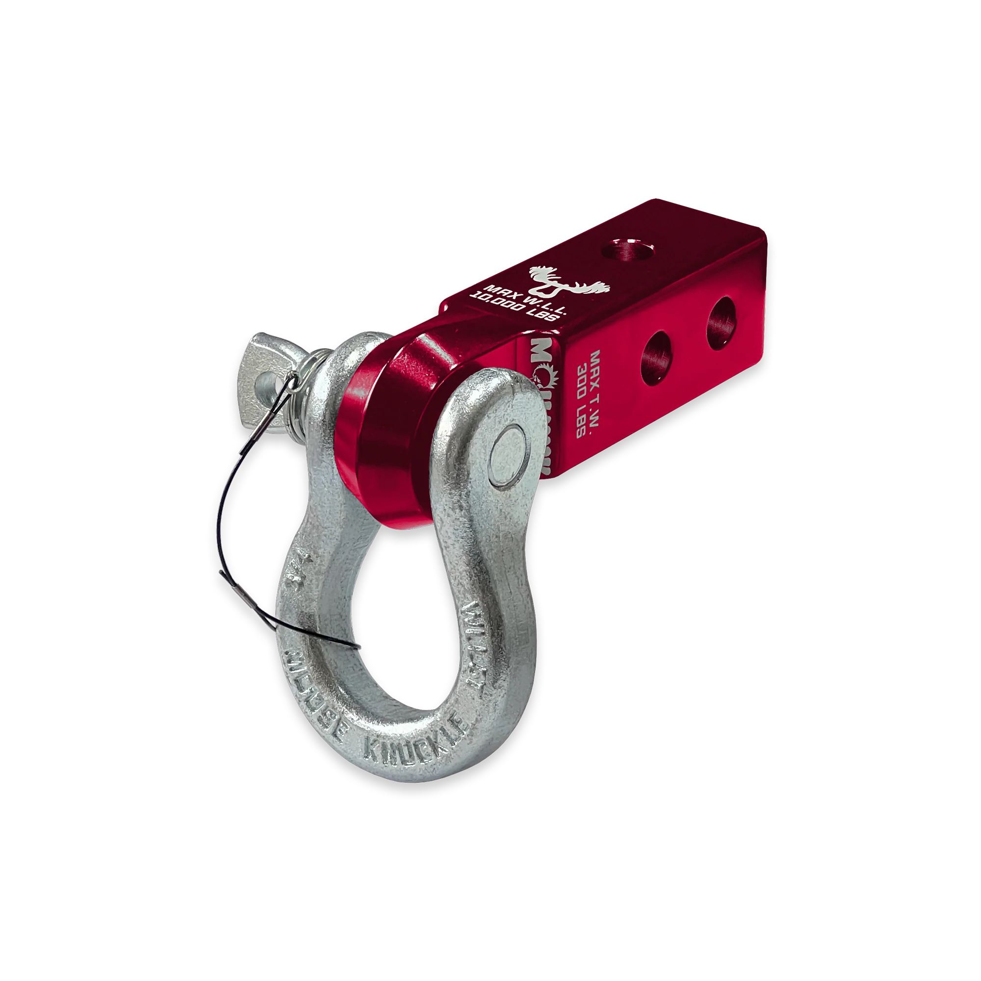 Red B'oh 3/4 Spin Pin Shackle and Mohawk 2.0 Receiver Combo - Image 13