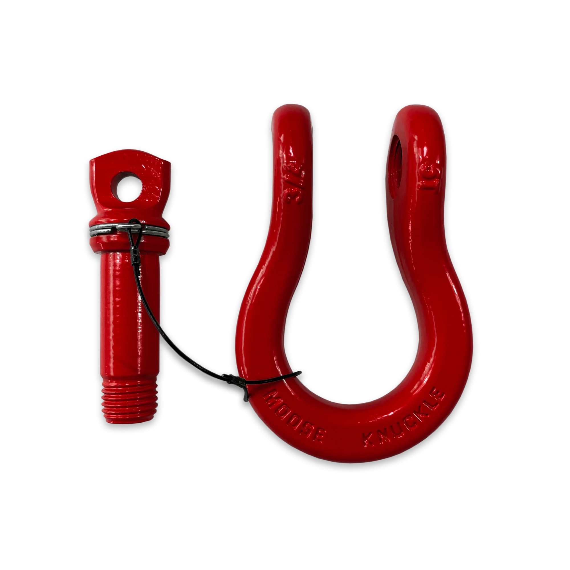 Red B'oh Recovery Spin Pin Shackle 3/4 - Image 5