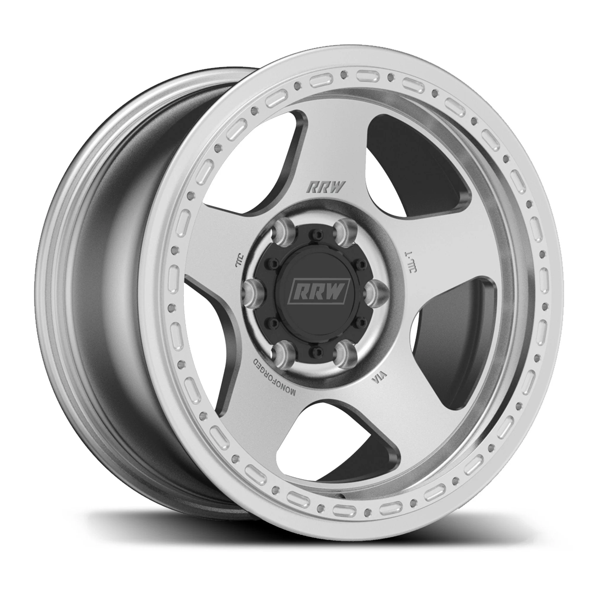 RRW RG4-H Hybrid Monoforged Wheel - Brushed Aluminum