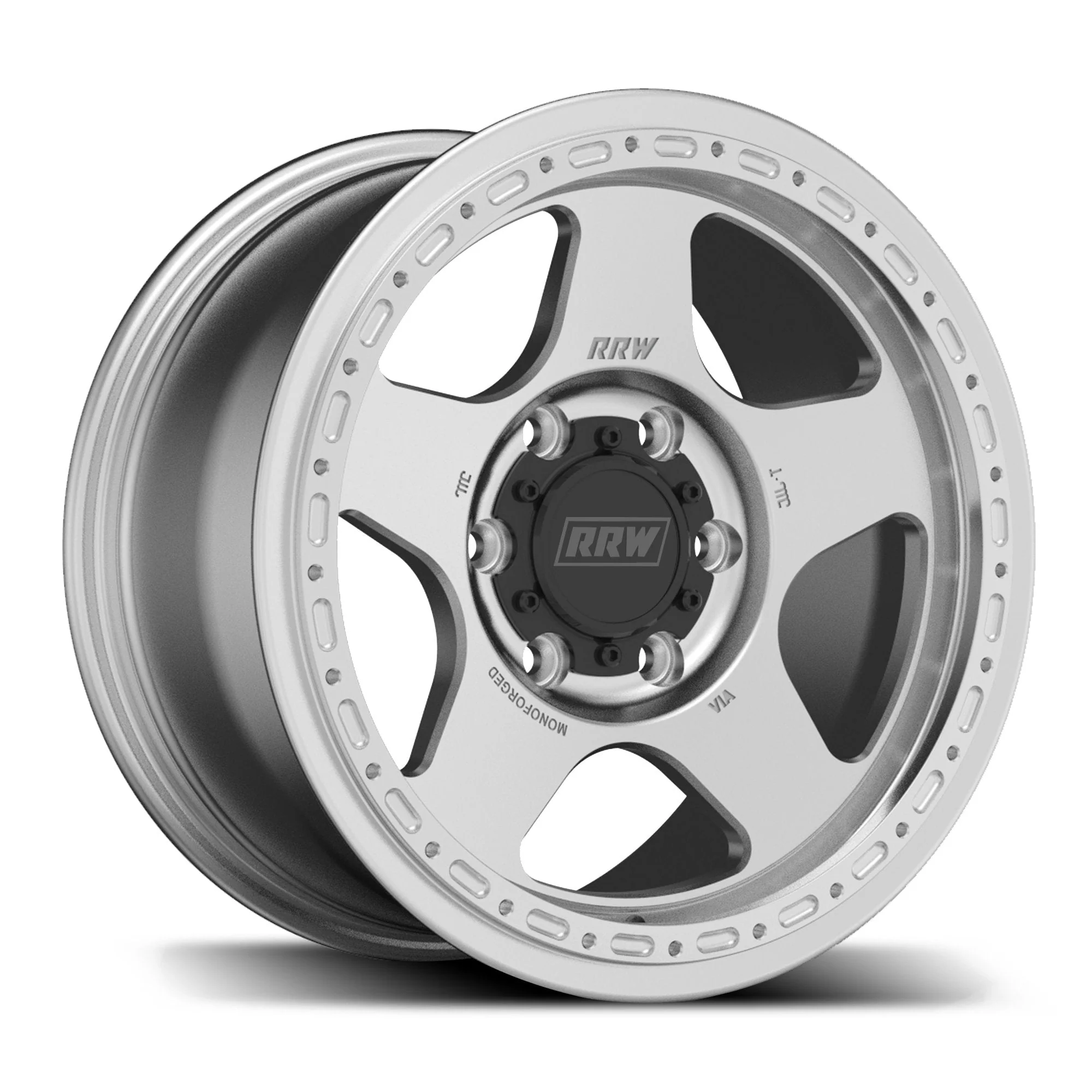 RRW RG4-H Hybrid Monoforged Wheel - Brushed Aluminum - Image 3