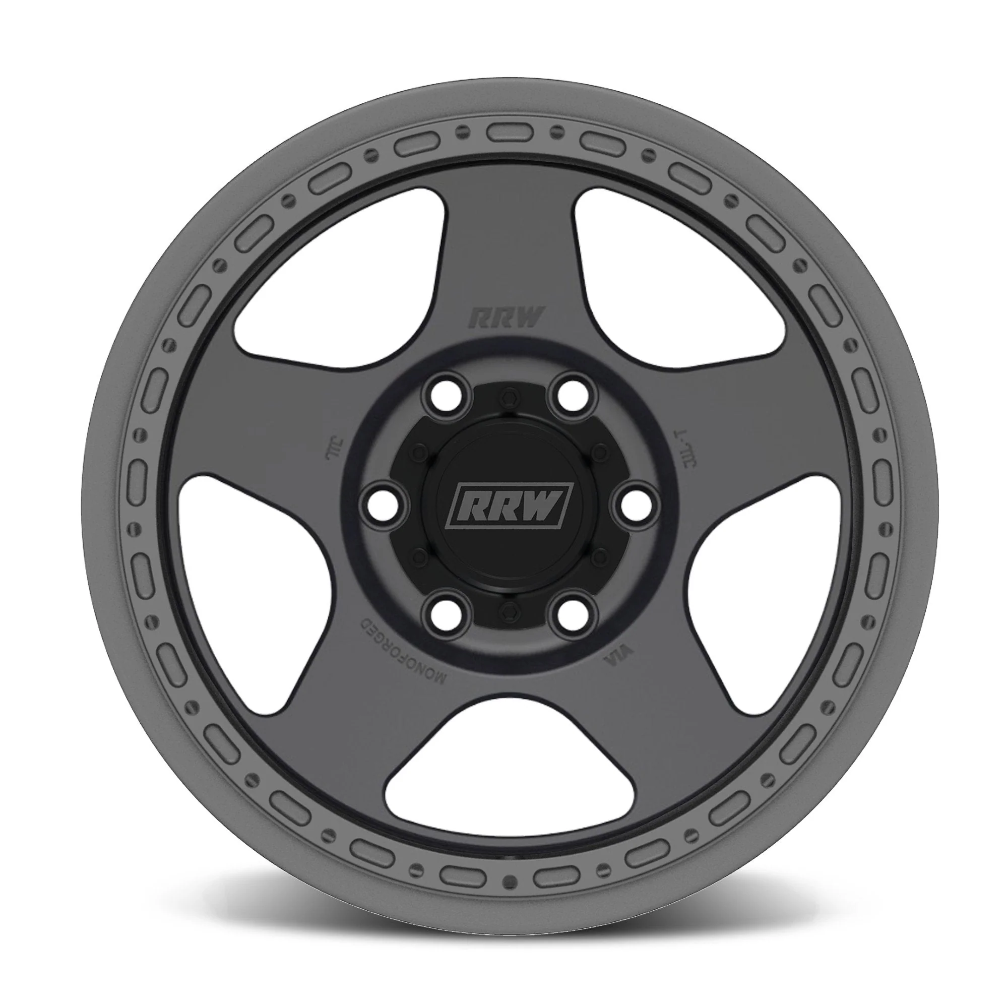 RRW RG4-H Hybrid Monoforged Wheel - Matte Gunmetal - Image 2