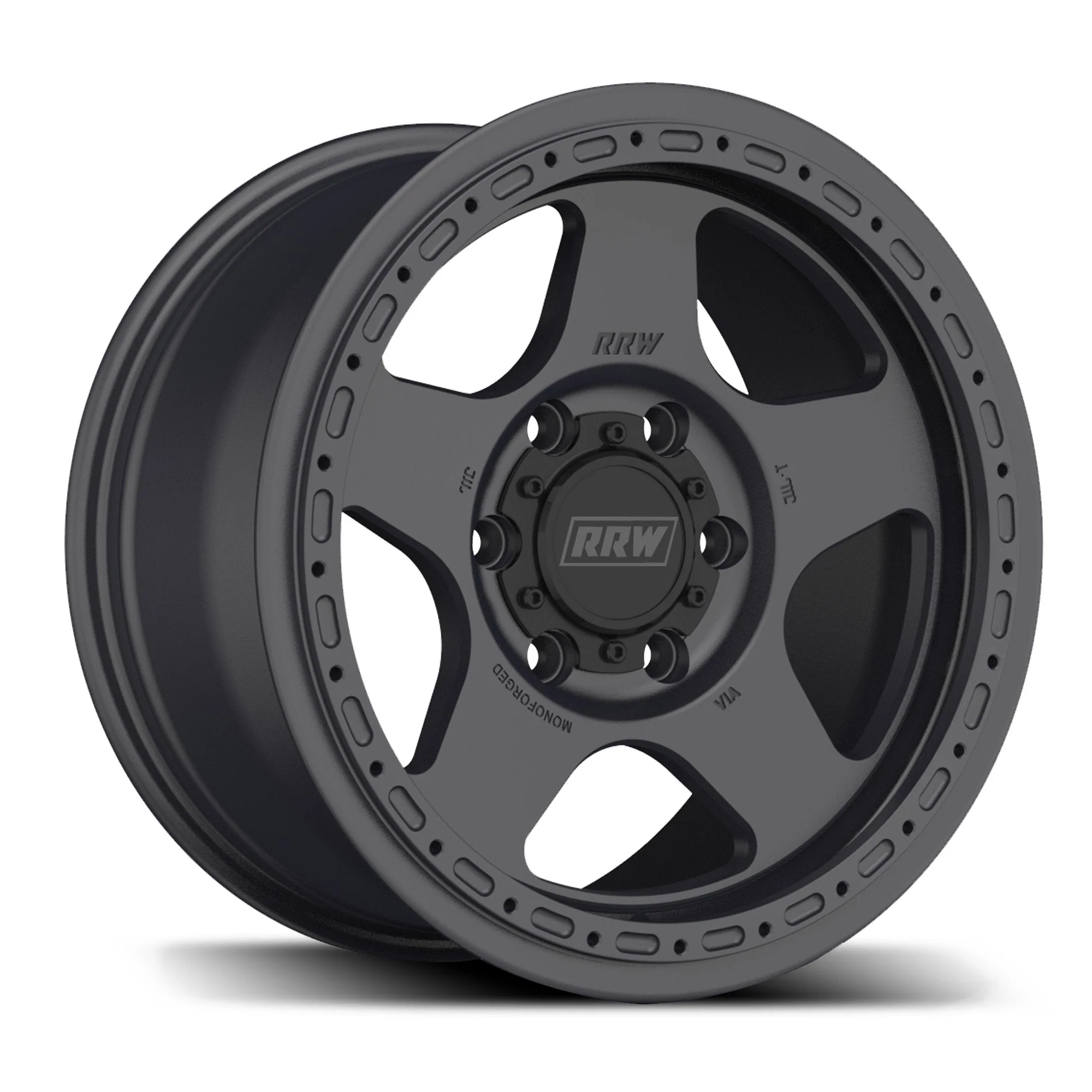 RRW RG4-H Hybrid Monoforged Wheel - Matte Gunmetal - Image 3