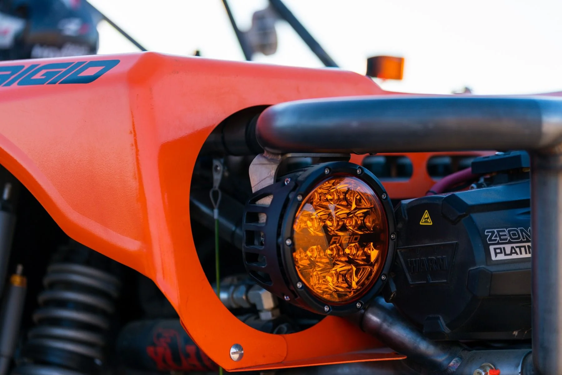 Rigid 360-Series 6" Amber Pro Lens Spot Optic LED Light Pods - Image 4